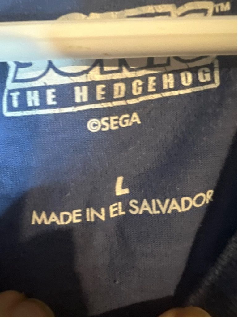 Other Boys SEGA Sonic the Hedgehog T-shirt Size L Blue Size US L / EU 52-54 / 3 - 3 Thumbnail