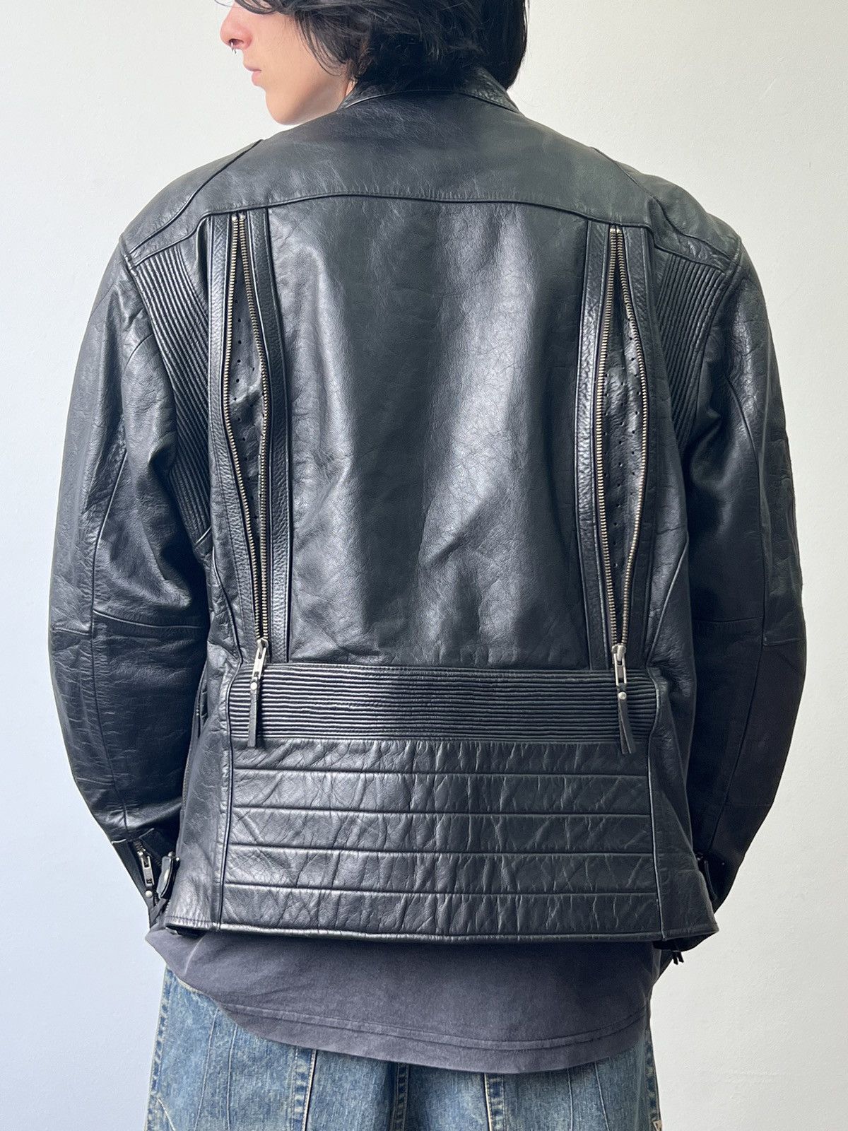 Harley Davidson × Vintage Vintage Harley Davidson Leather Jacket 2XL motorcycle Size US XXL / EU 58 / 5 - 3 Thumbnail