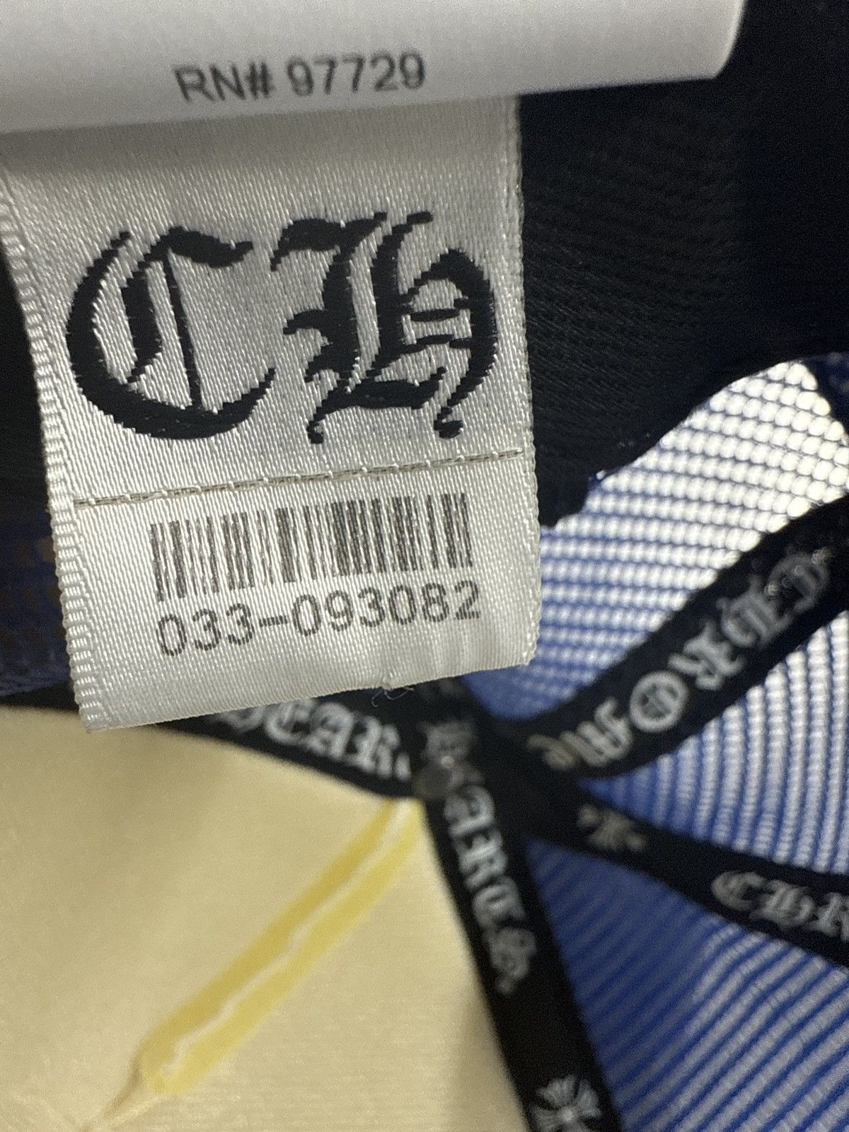 Chrome Hearts CHROME HEARTS EYE CHART TRUCKER HAT BLUE WHITE Size ONE SIZE - 5 Thumbnail