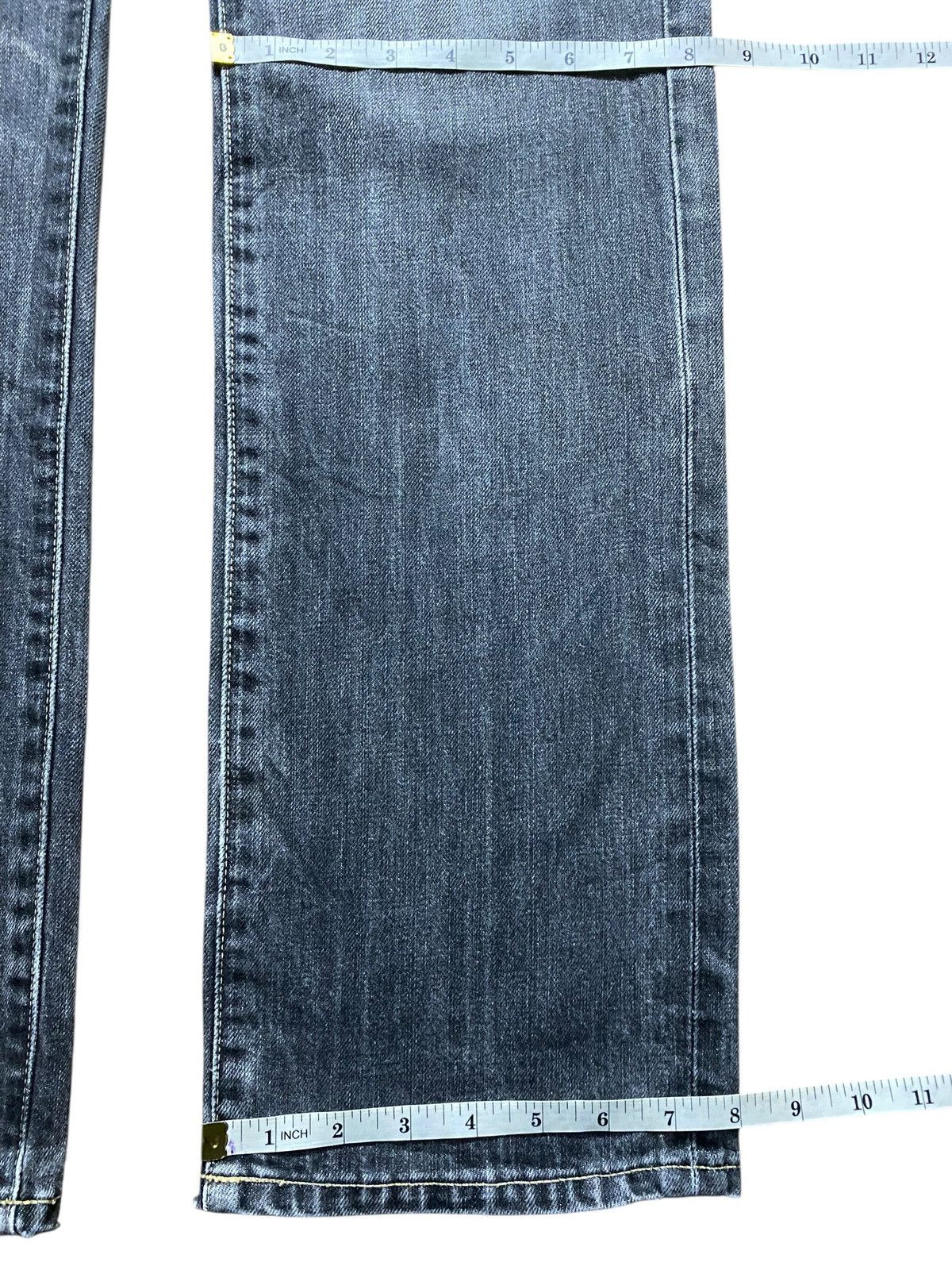 Japanese Brand Vintage Uniqlo Black Denim Distressed Loose Jeans Size US 34 / EU 50 - 14 Thumbnail