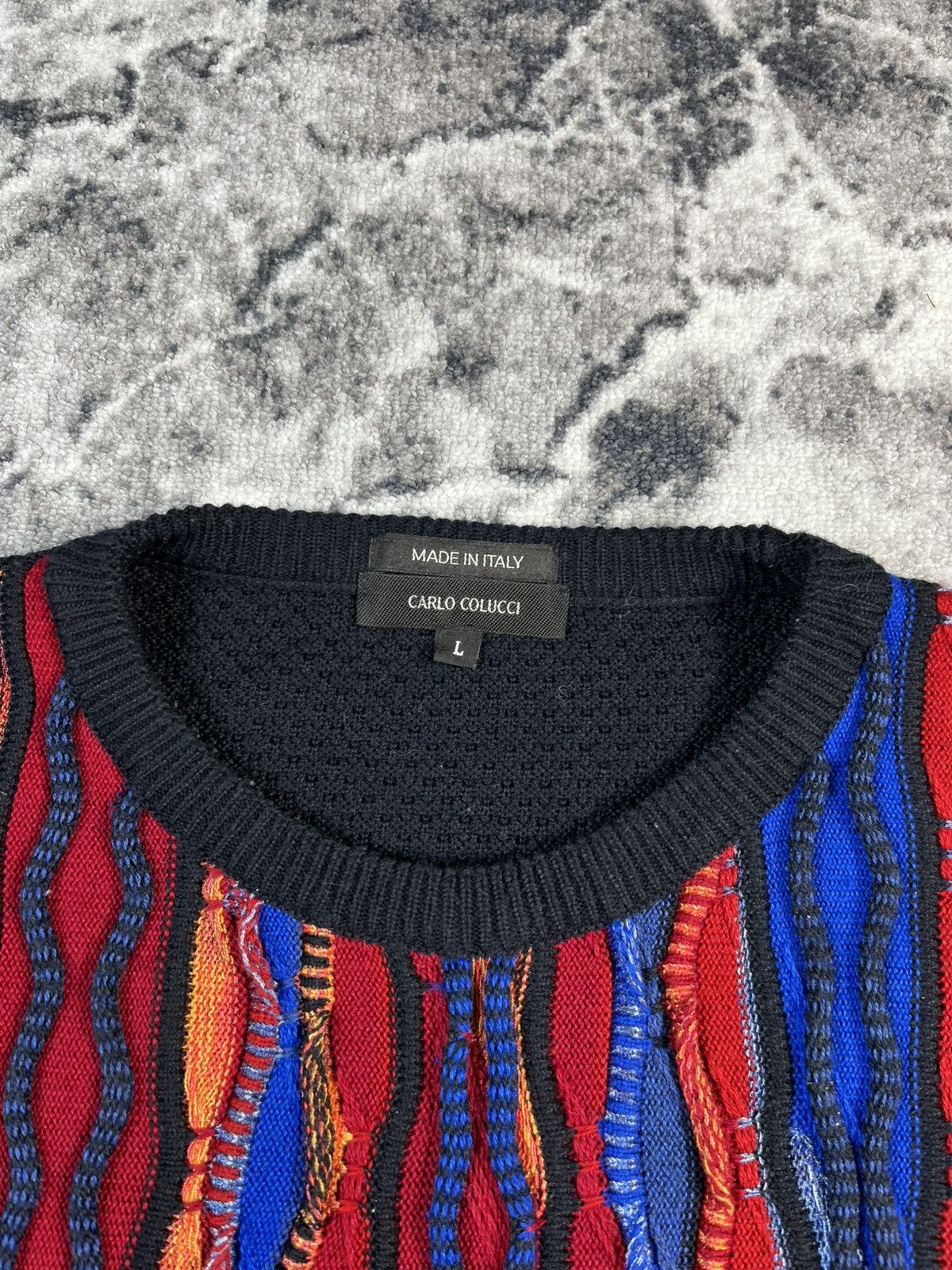 Carlo Colucci Coogi Style Carlo Colucci Knit Sweater Italy L Size US L / EU 52-54 / 3 - 8 Thumbnail