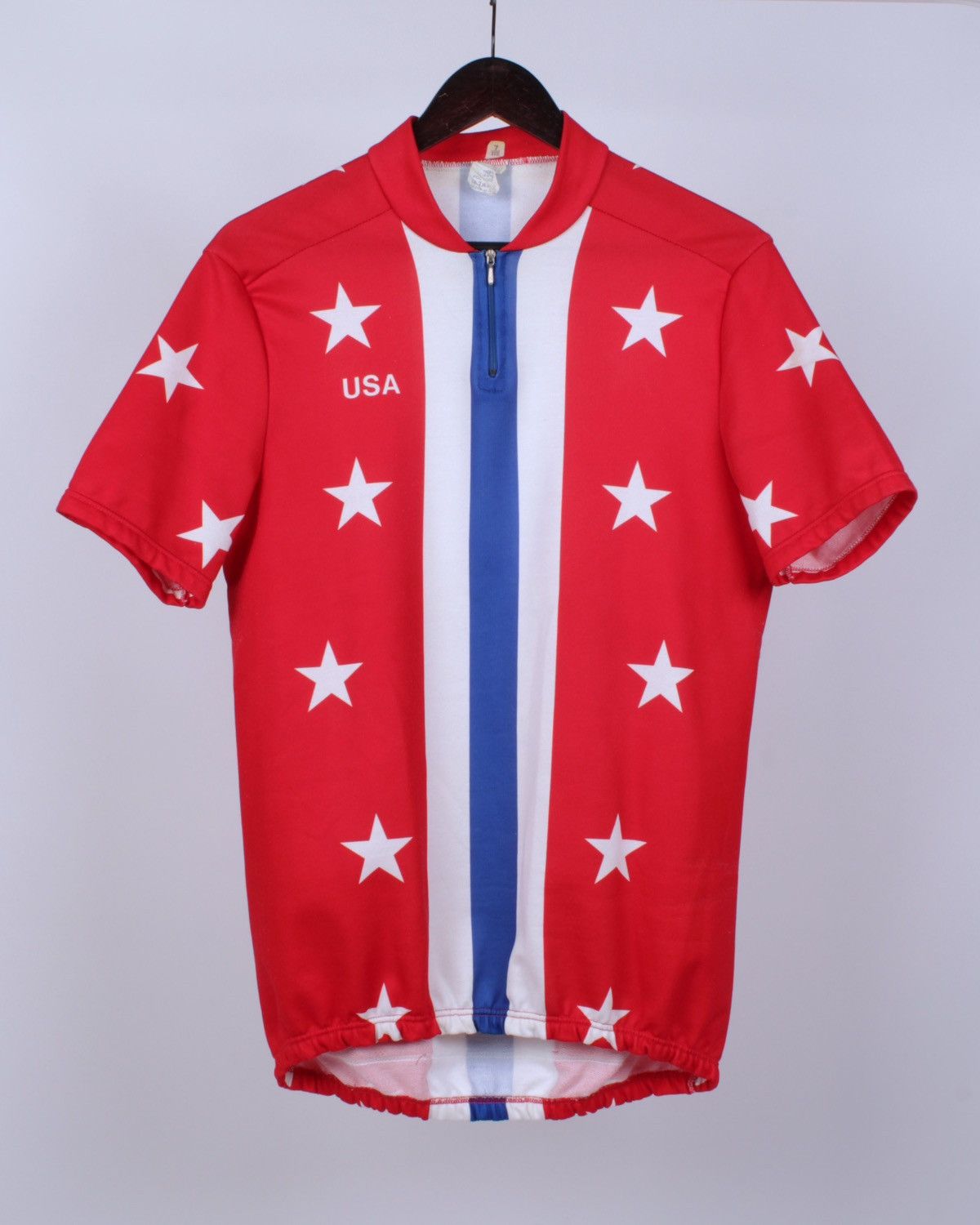 Vintage Vintage USA Flag Cycling Short Sleeve Jersey Size US M / EU 48-50 / 2 - 1 Thumbnail