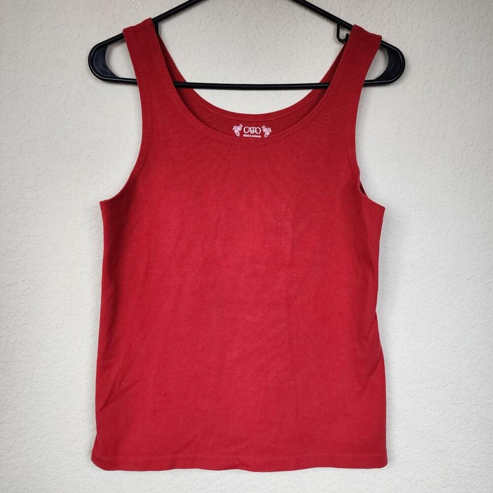 Cartoon Network Cotton Medium Red Cato Tank Top Size M / US 6-8 / IT 42-44 - 1 Thumbnail