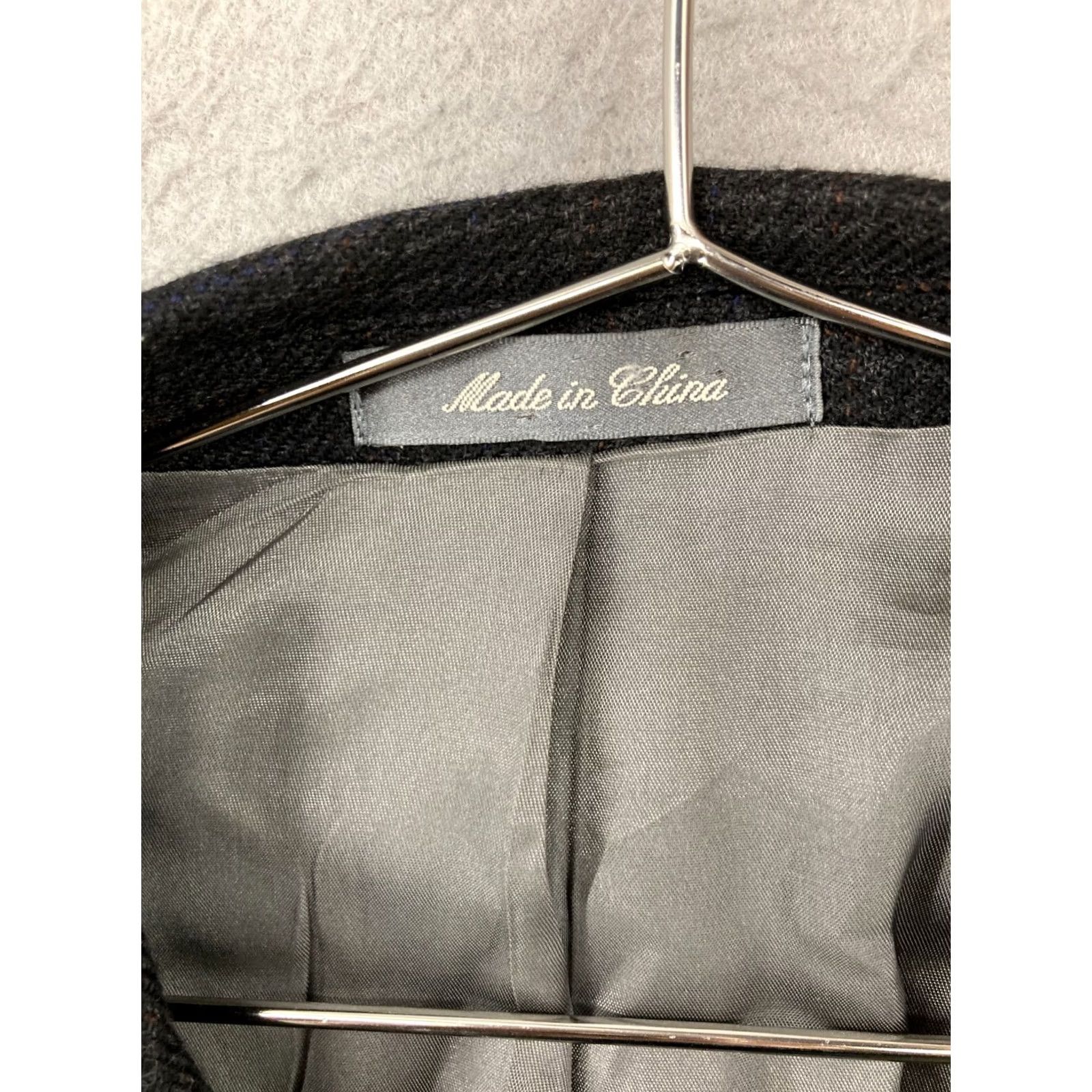 Oscar De La Renta Oscar de la Renta Suit Jacket Mens 44R Wool Plaid Blazer Size 44R - 7 Thumbnail