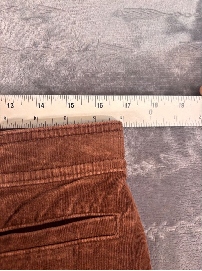 Talbots Women's Talbots Brown Corduroy Pants Size 10 Size 32" / US 10 / IT 46 - 3 Thumbnail