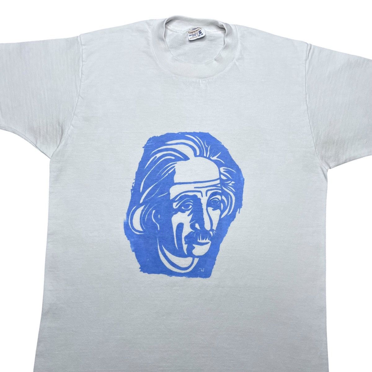 Vintage Vtg 1970s Albert Einstein Towncraft Water Based Graphic Tee Size US S / EU 44-46 / 1 - 4 Thumbnail