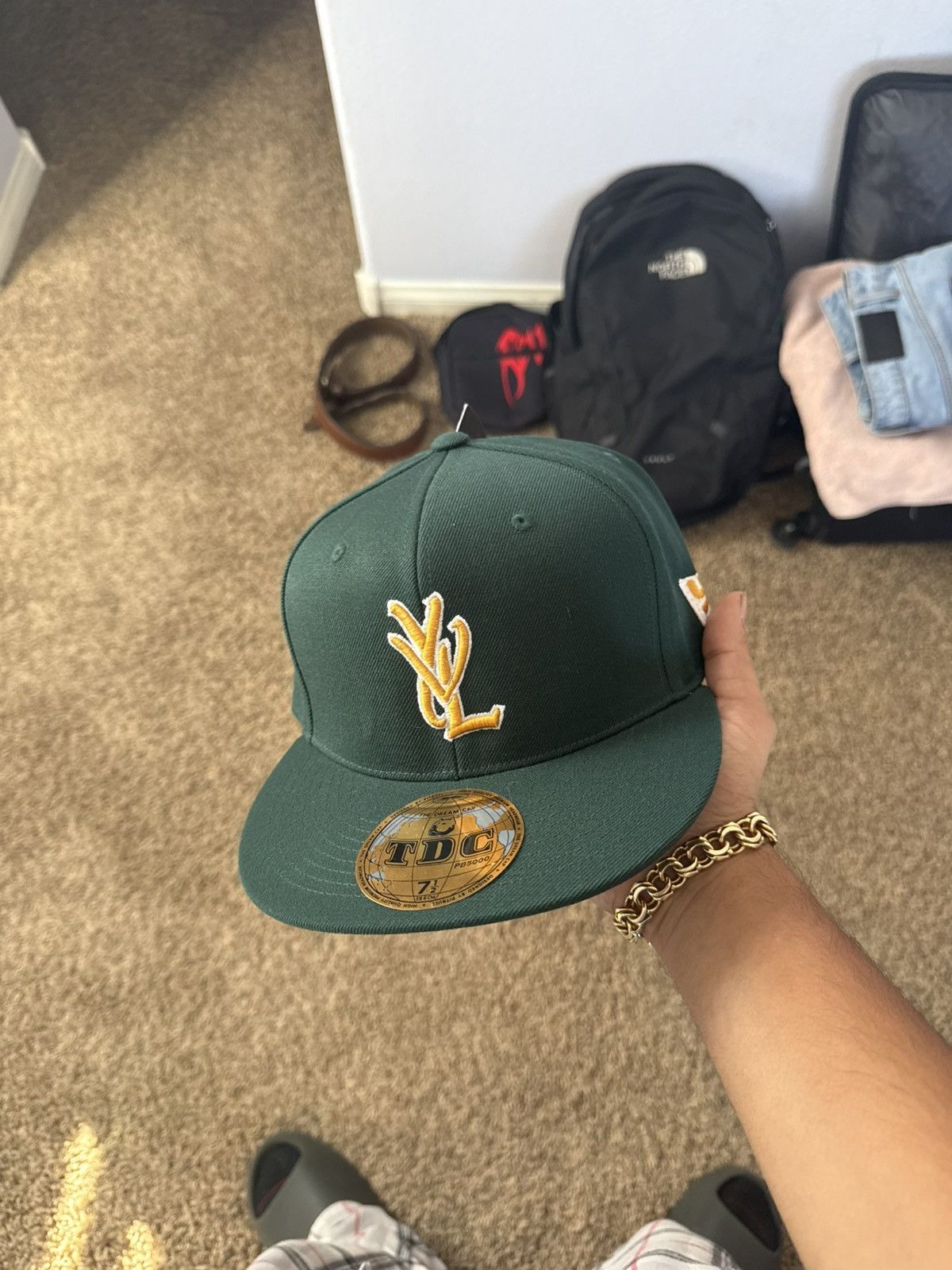 Playboi Carti YVL hat green Size ONE SIZE - 1 Thumbnail