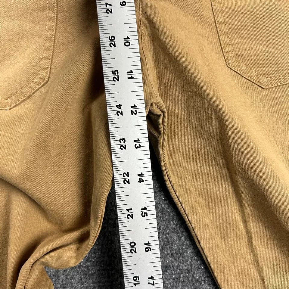 Pull & Bear Pull & Bear Pants Womens 4 Beige Cargo Tapered Chino Capri Size 27" / US 4 / IT 40 - 4 Thumbnail