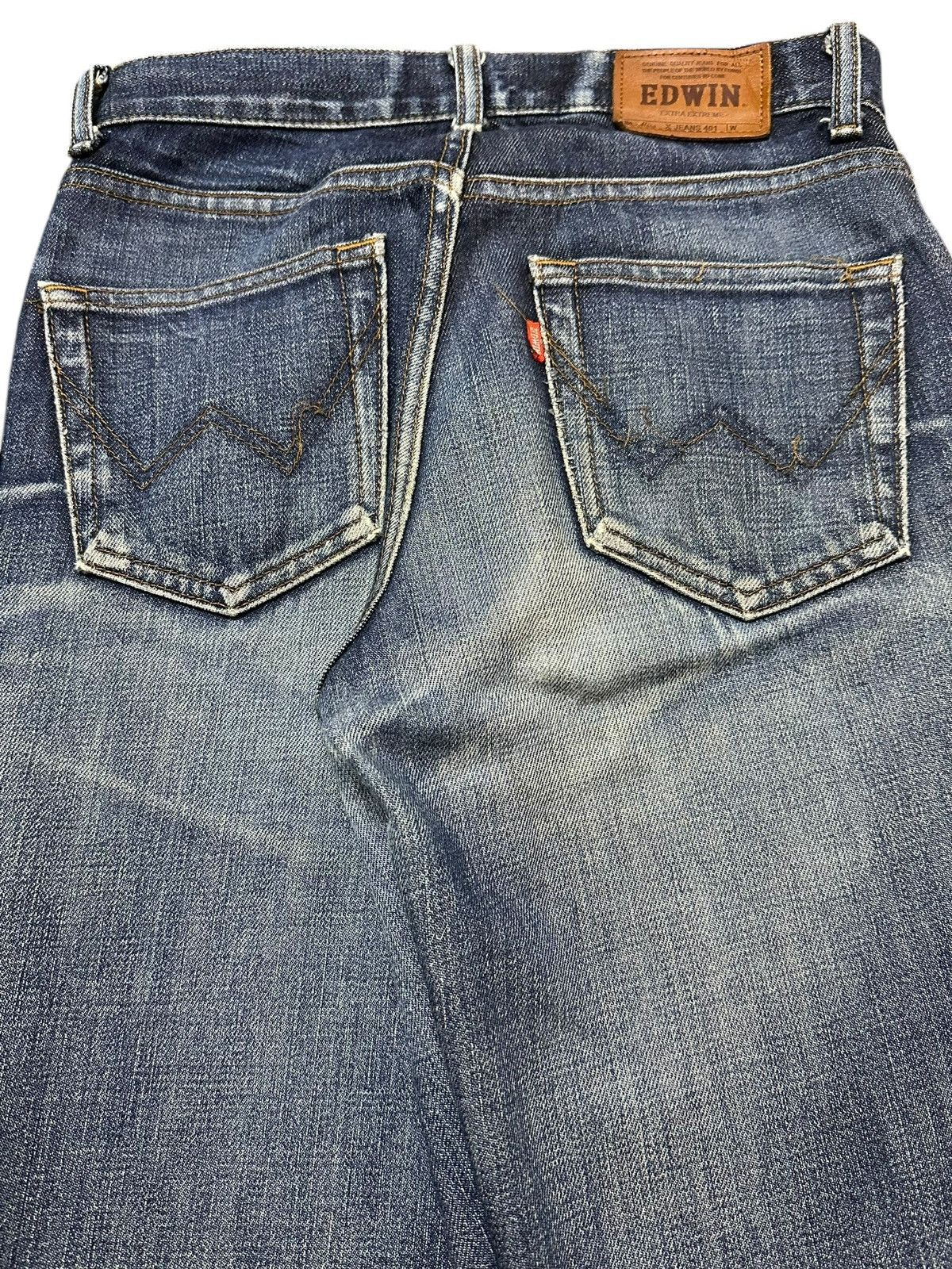 Edwin Vintage Edwin Blue Faded Wash Style Bootcut Jeans Size 27" / US 4 / IT 40 - 6 Thumbnail