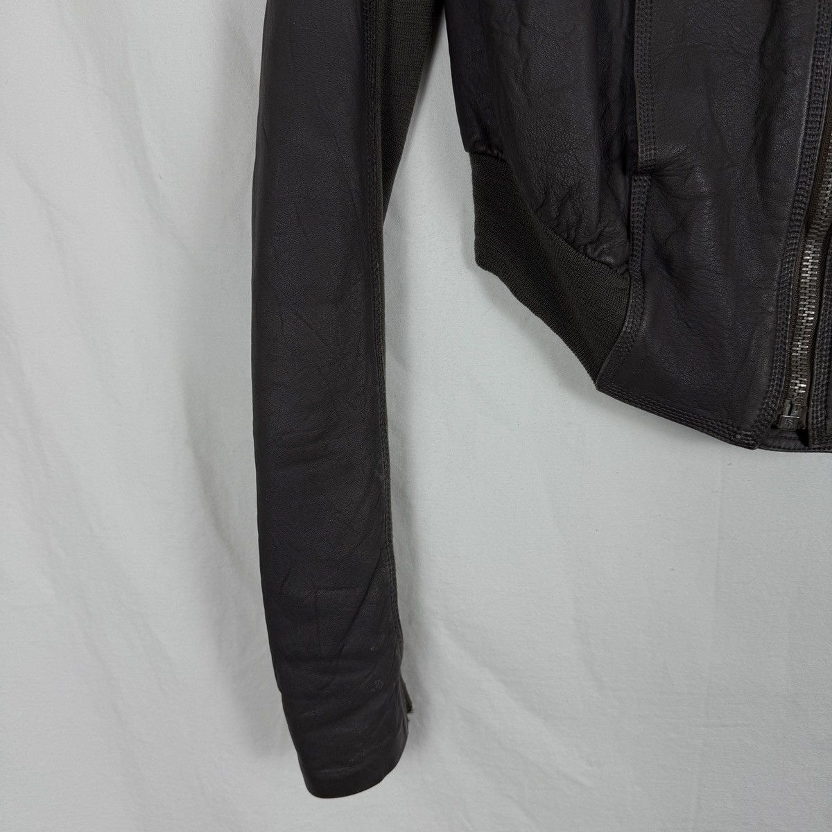 Rick Owens SS04 RICK OWENS CROPPED BOMBER JACKET Size US S / EU 44-46 / 1 - 3 Thumbnail