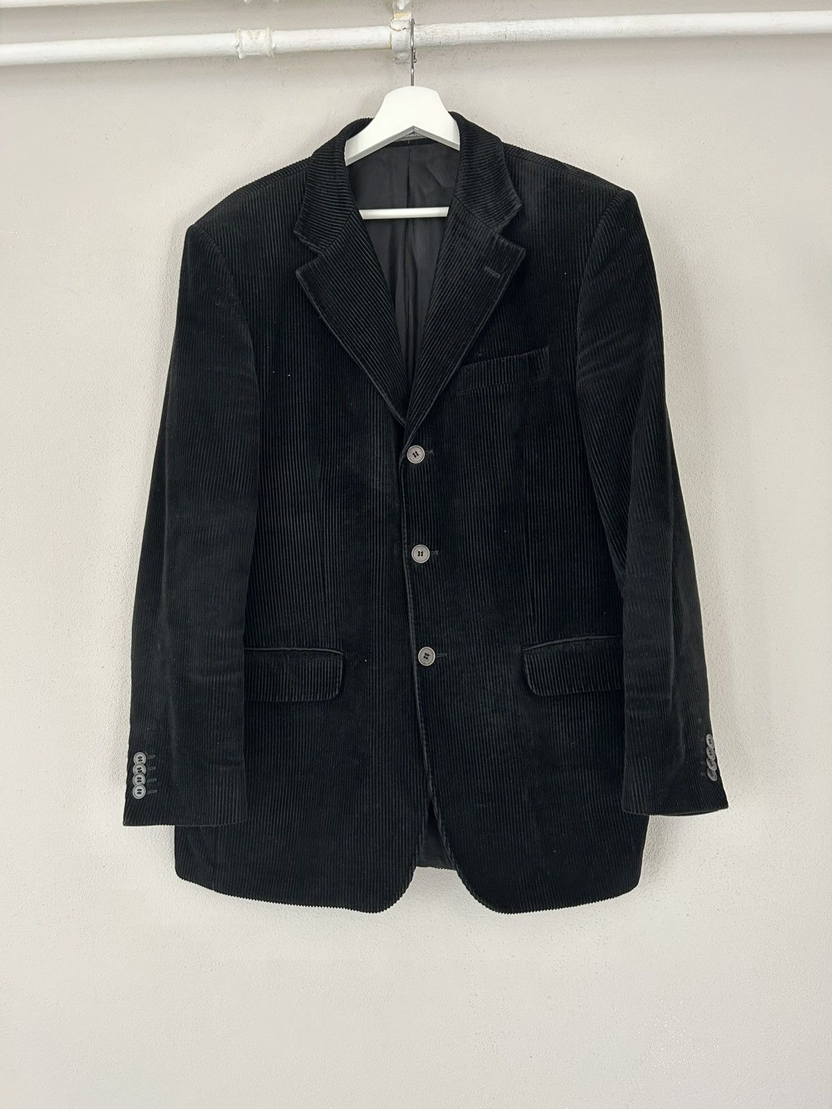 Alexander McQueen Black Corduroy Jacket Size US M / EU 48-50 / 2 - 2 Thumbnail