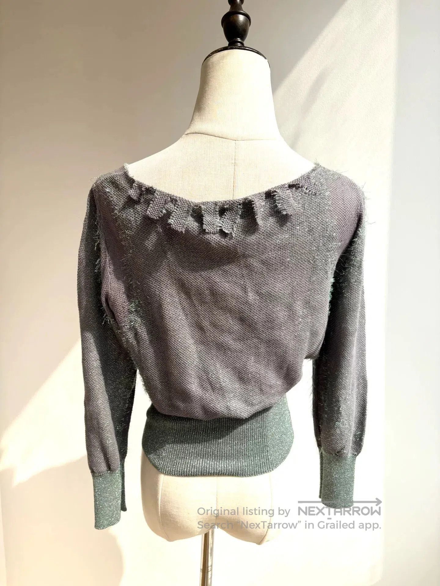 Vivienne Westwood Vivienne Westwood Vintage Gray Shimmer Knit. Size M / US 6-8 / IT 42-44 - 4 Thumbnail