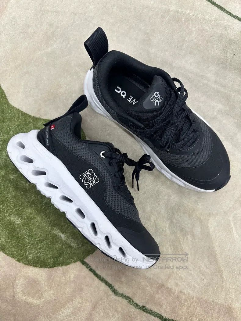 Loewe Loewe Black and white sports shoes Size US 6.5 / IT 36.5 - 2 Thumbnail