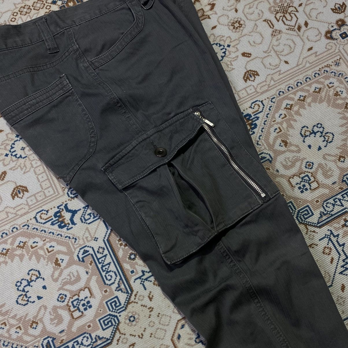 Japanese Brand × Vintage 2000s Y2K Louis Chavlon Japan Zipper Cargopants Size US 30 / EU 46 - 5 Thumbnail