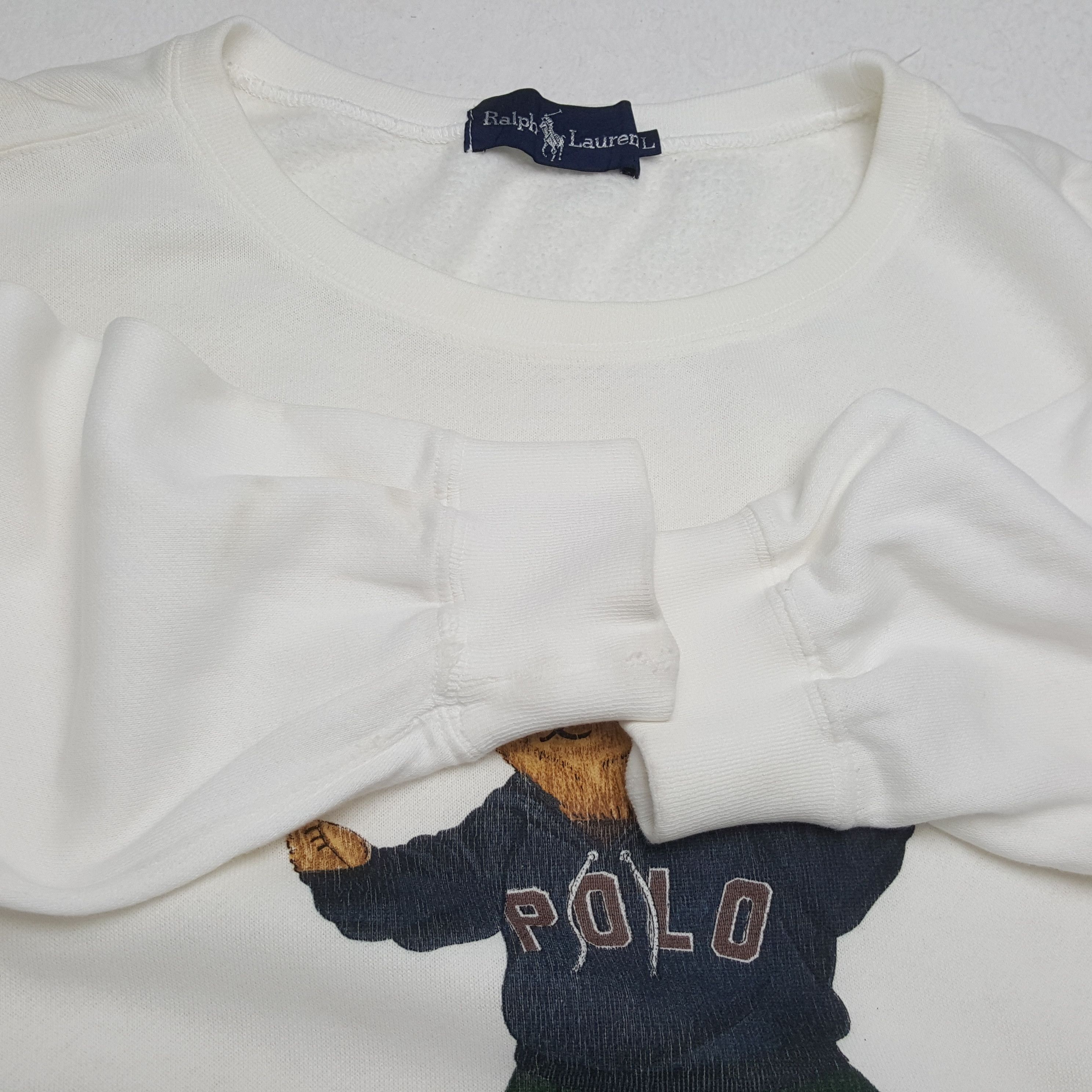 Polo Ralph Lauren × Vintage POLO BEAR by RALPH LAUREN Fashion Style Sweatshirt Size US L / EU 52-54 / 3 - 8 Thumbnail