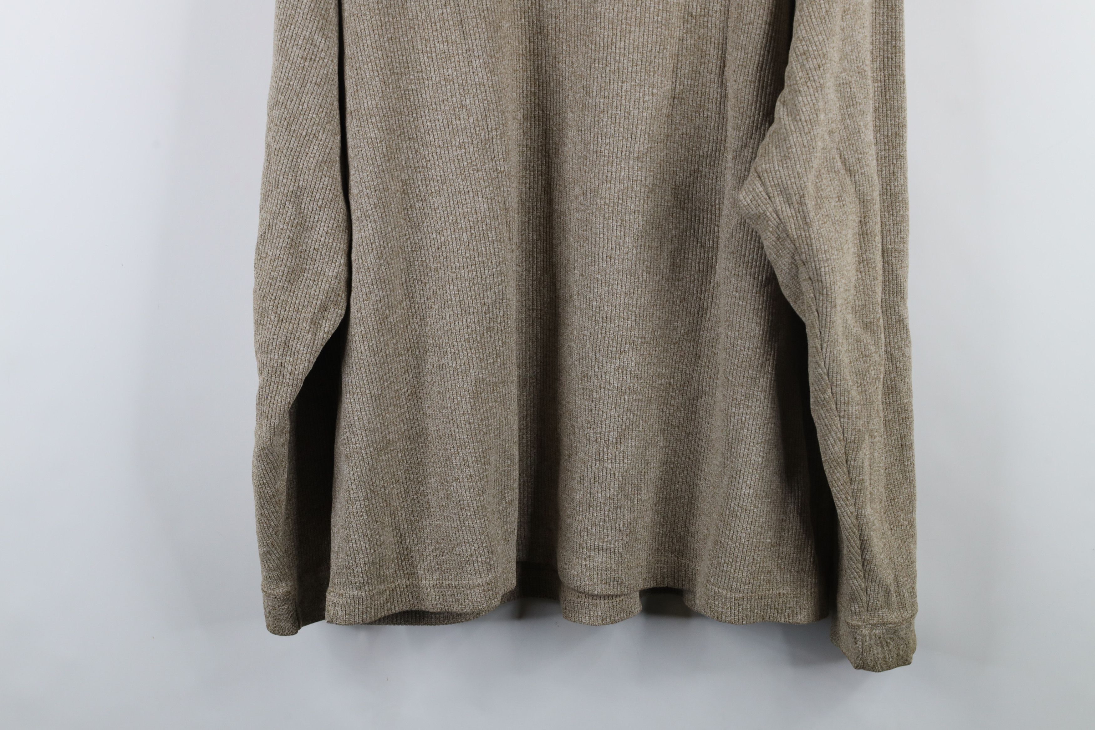 Vintage Vintage 90s Streetwear Ribbed Long Sleeve Henley T-Shirt Size US XL / EU 56 / 4 - 9 Thumbnail