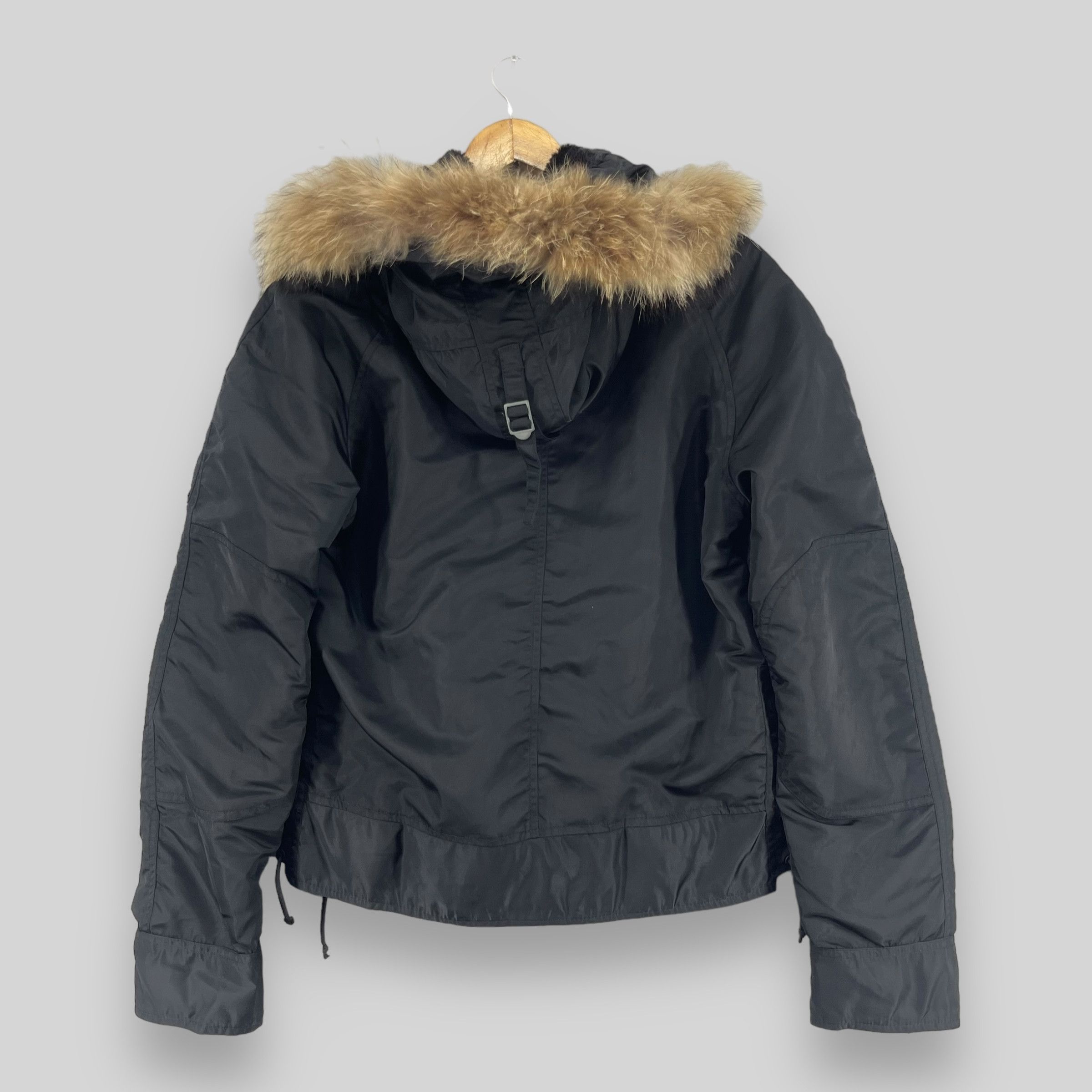 Avirex × Vintage Vintage AVIREX Ltd Faux Fur Detachable Hoodie Flight Jacket Size L / US 10 / IT 46 - 9 Thumbnail