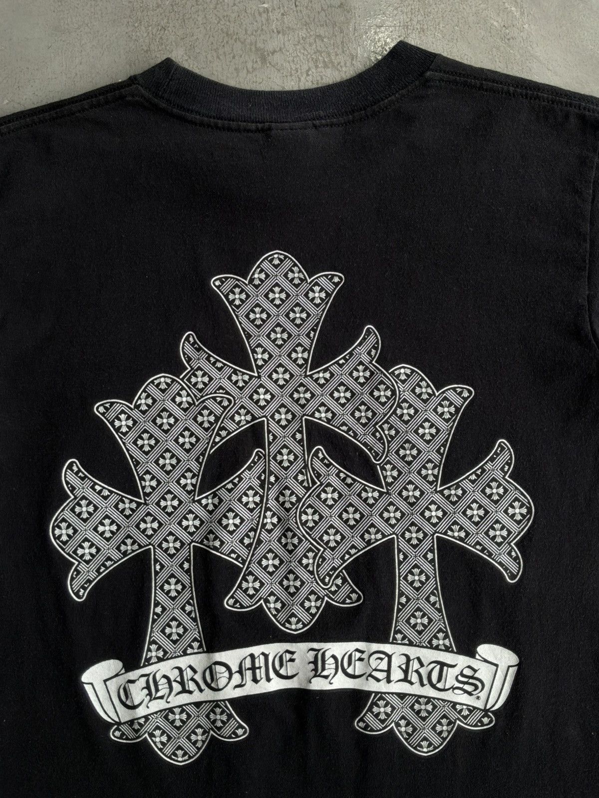 Chrome Hearts Vintage Chrome - Triple Cross Monogram Tee Size US S / EU 44-46 / 1 - 3 Thumbnail