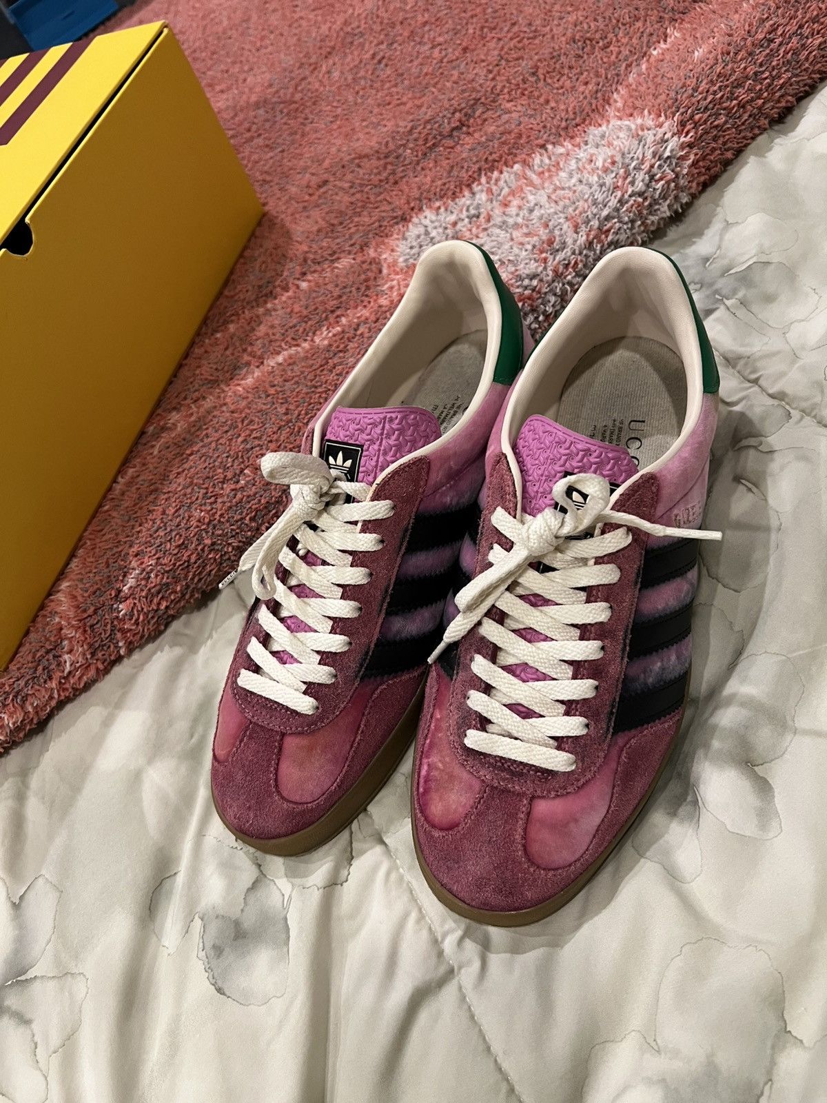 Adidas × Gucci Adidas x Gucci Gazelle Pink - US 9.5 Size US 9.5 / EU 42-43 - 6 Thumbnail