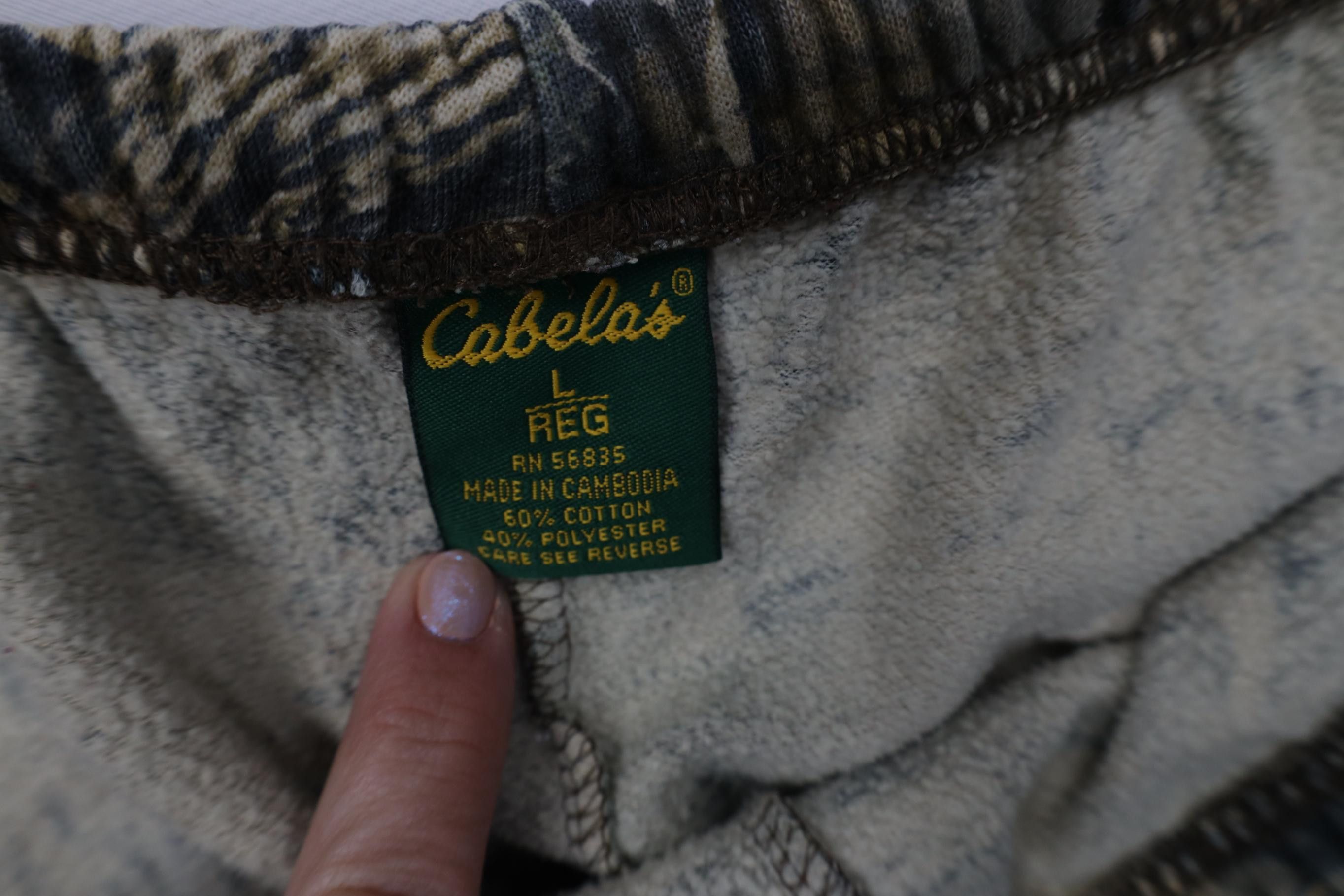 Cabelas Vintage 90s Y2K Cabelas Camouflage Sweatpants Joggers Pants Size US 36 / EU 52 - 8 Thumbnail