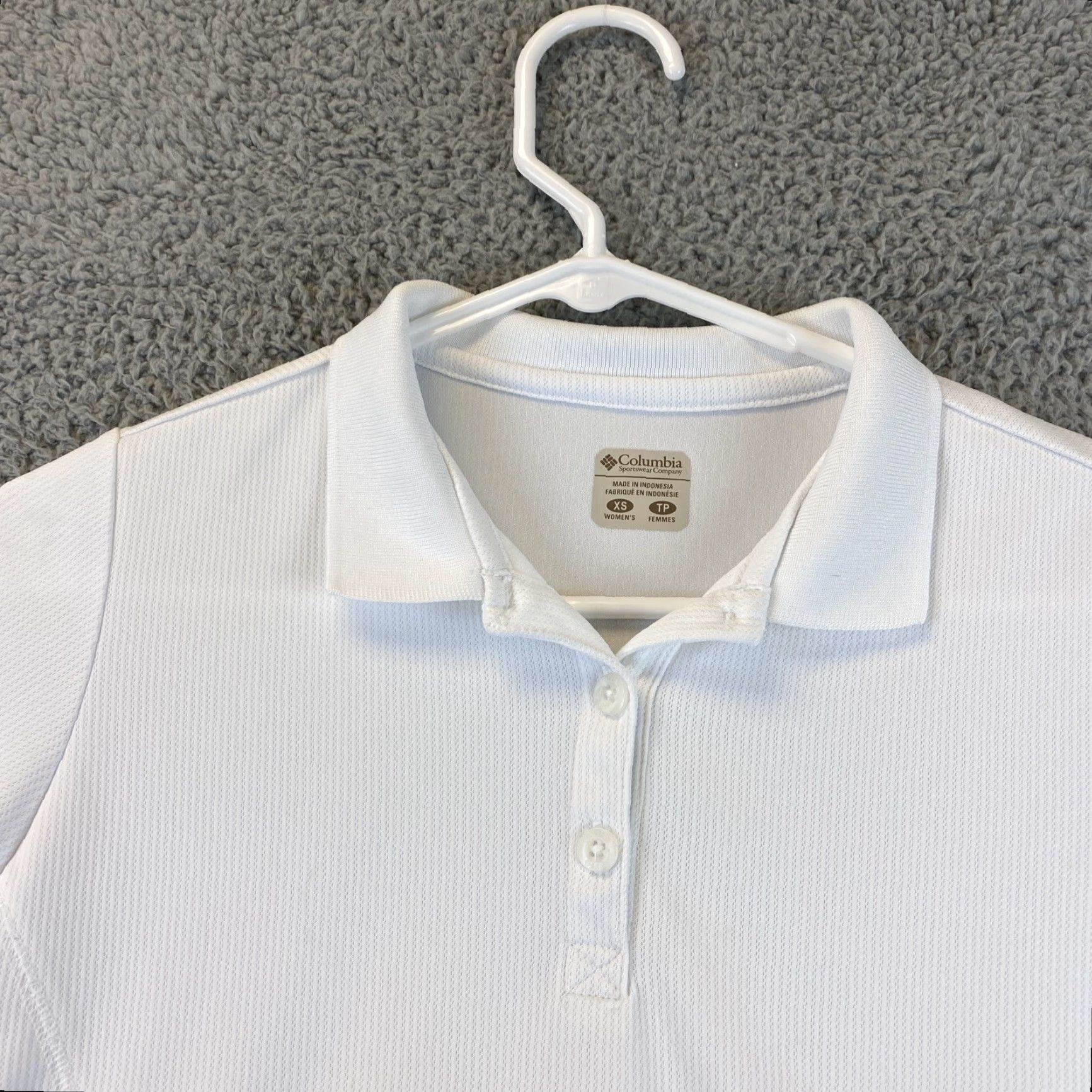 Vintage Columbia Polo Shirt Women’s XS White Golf 57-3 Size XS / US 0-2 / IT 36-38 - 2 Thumbnail