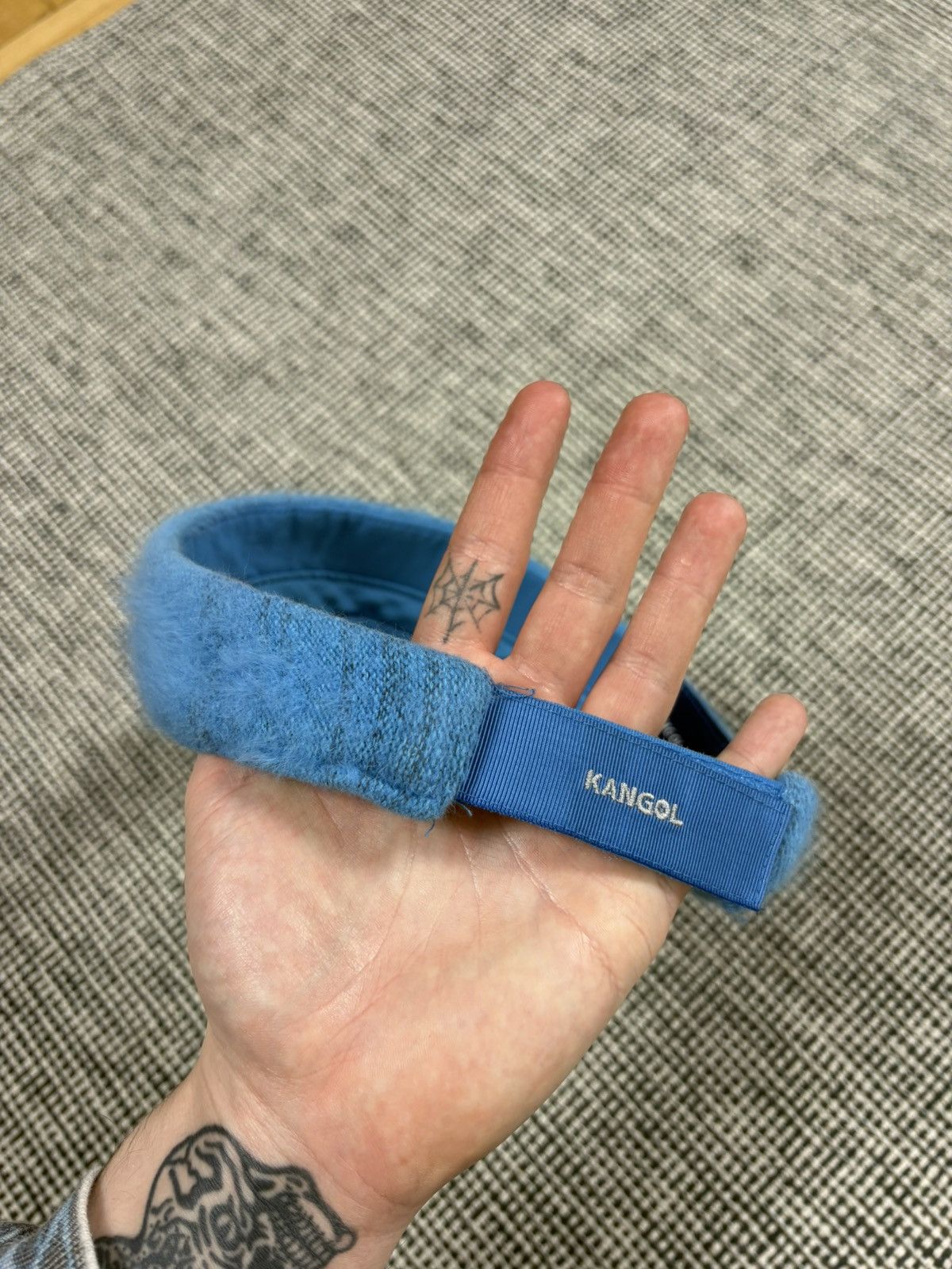 Kangol Kangol furgora visor hat angora fuzzy baby blue eminem y2k Size ONE SIZE - 2 Thumbnail
