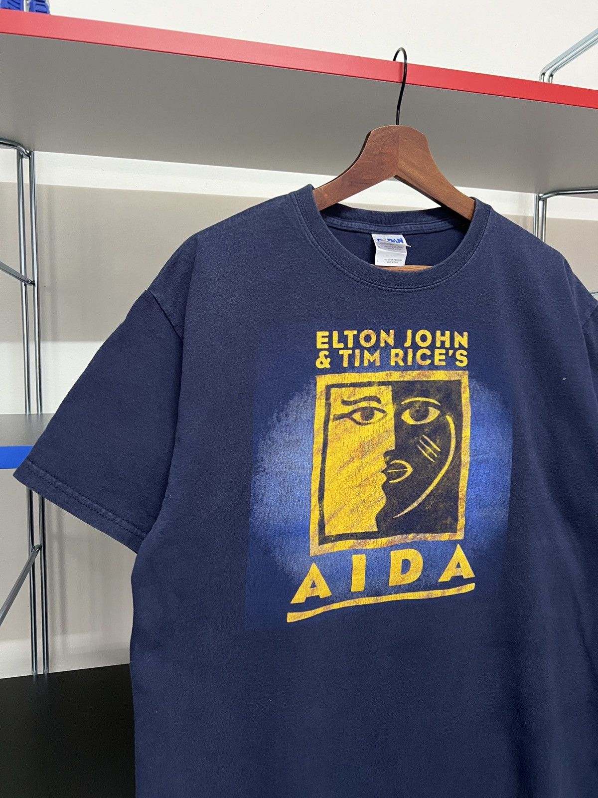 Vintage Elton John & Tim Rice’s AIDA Broadway Musical Tee Shirt Size US L / EU 52-54 / 3 - 3 Thumbnail