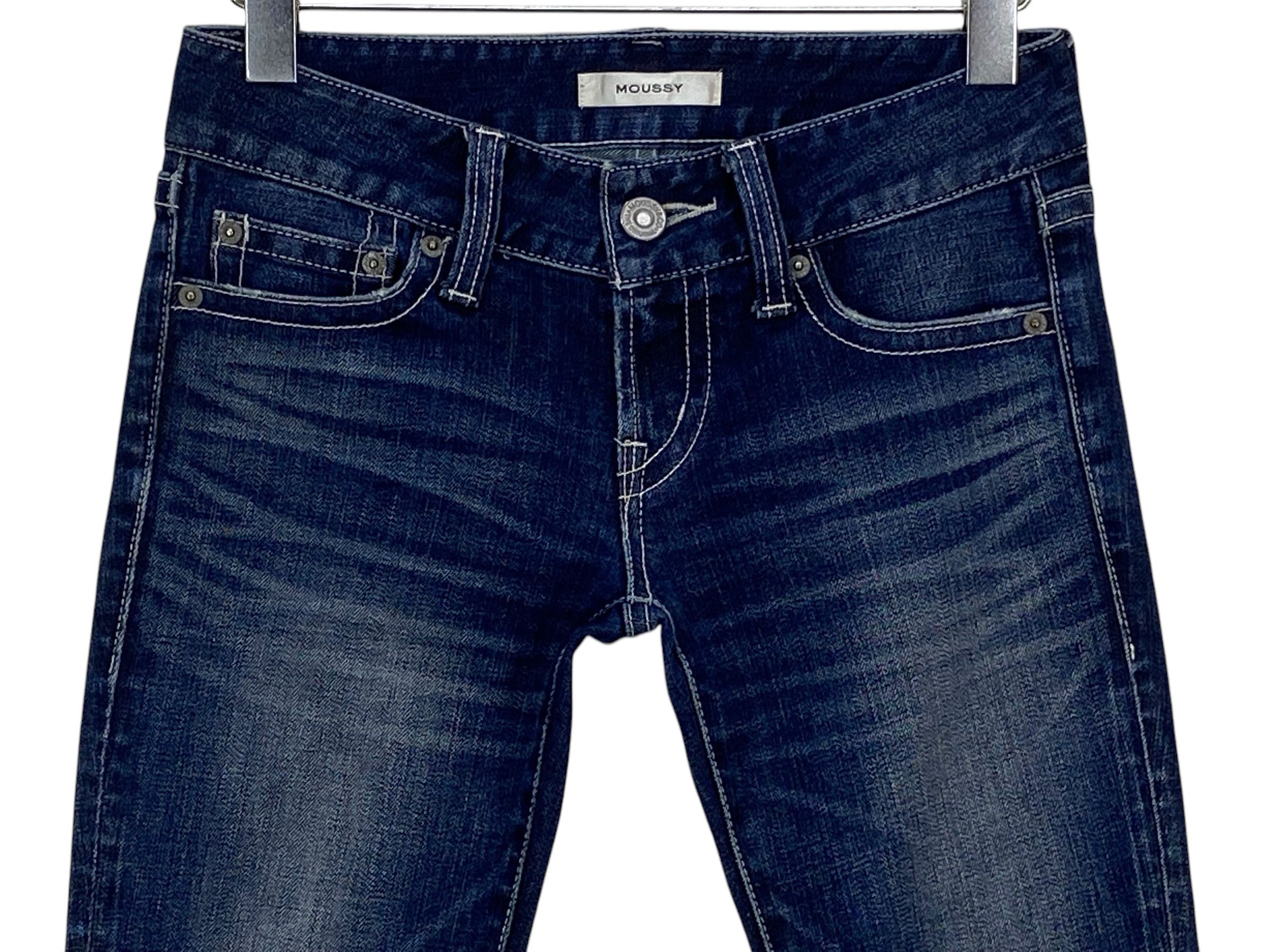 Japanese Brand Moussy Jeans Skinny Jeans Low Rise Jeans Size 25" / US 0 / IT 36 - 3 Thumbnail