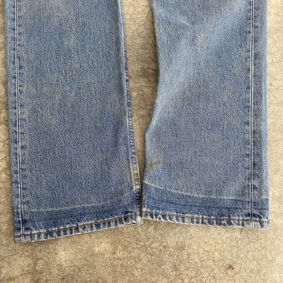 Levi's Size 31x32.5 Vintage 1997 Levis 501 Faded Blue Denim Jeans Size US 31 - 6 Thumbnail