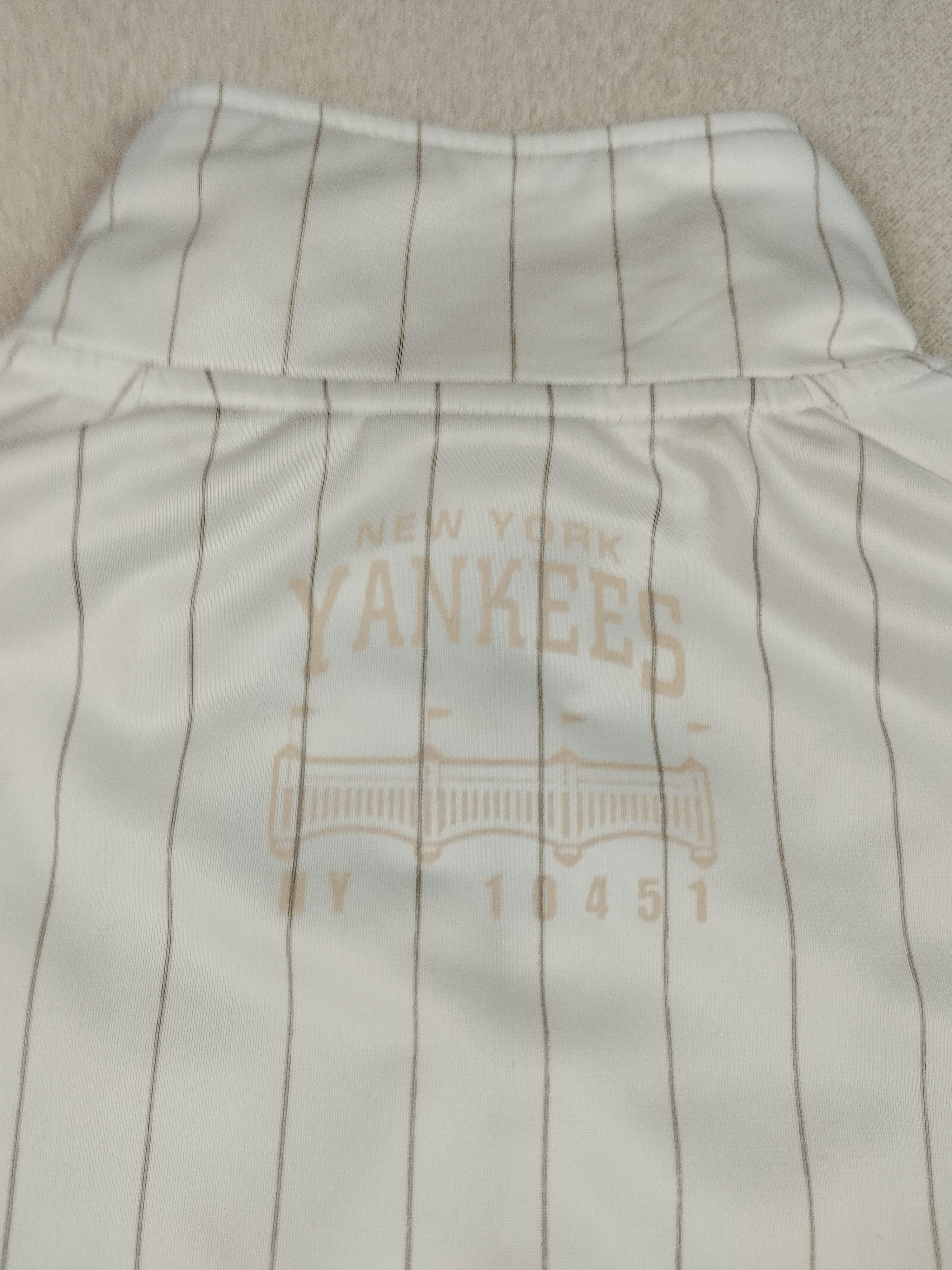 New York Yankees Vintage NY Yankees Majestic Olympic White Zip Up Jacket Size US S / EU 44-46 / 1 - 3 Thumbnail