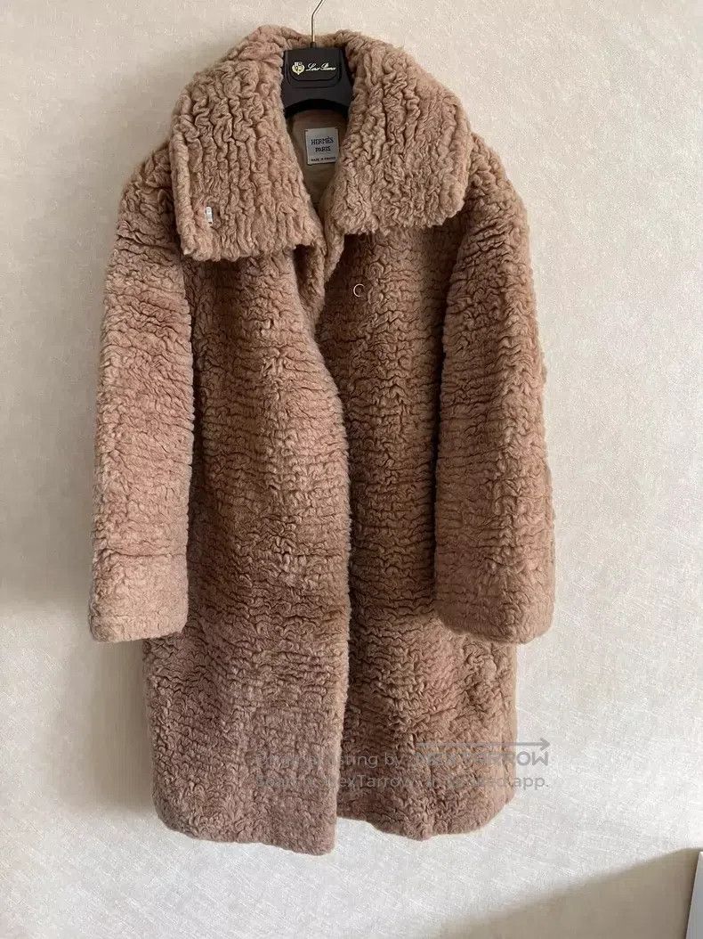 Hermes Hermes Camel Alpaca Wool Coat Size XXS / US 00 / IT 34 - 1 Thumbnail