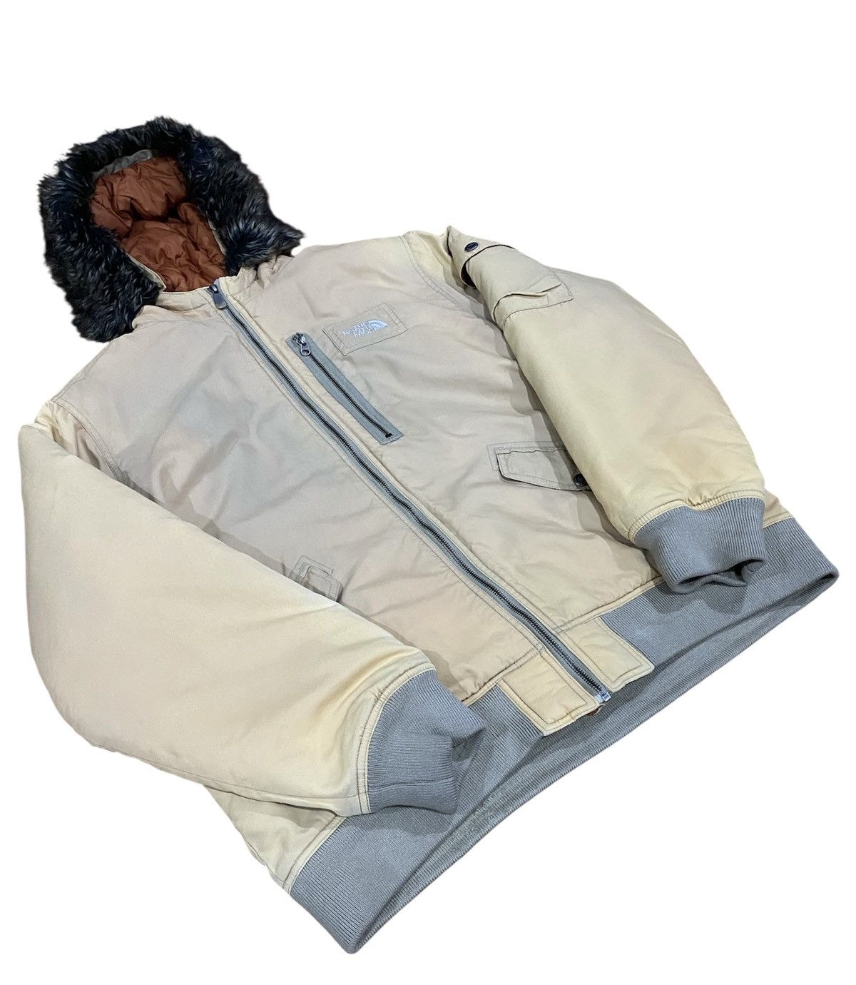 The North Face The North Face Artic Military Bomber Jacket Fur Hoodie Size US L / EU 52-54 / 3 - 3 Thumbnail