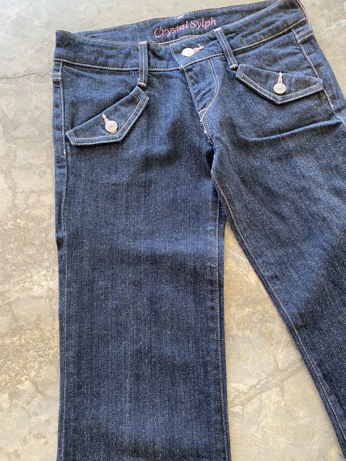 Blue Blue Japan × Hysteric Glamour × Japanese Brand Flare Jeans Crystal Sylph Blue Denim Size 28" / US 6 / IT 42 - 4 Thumbnail