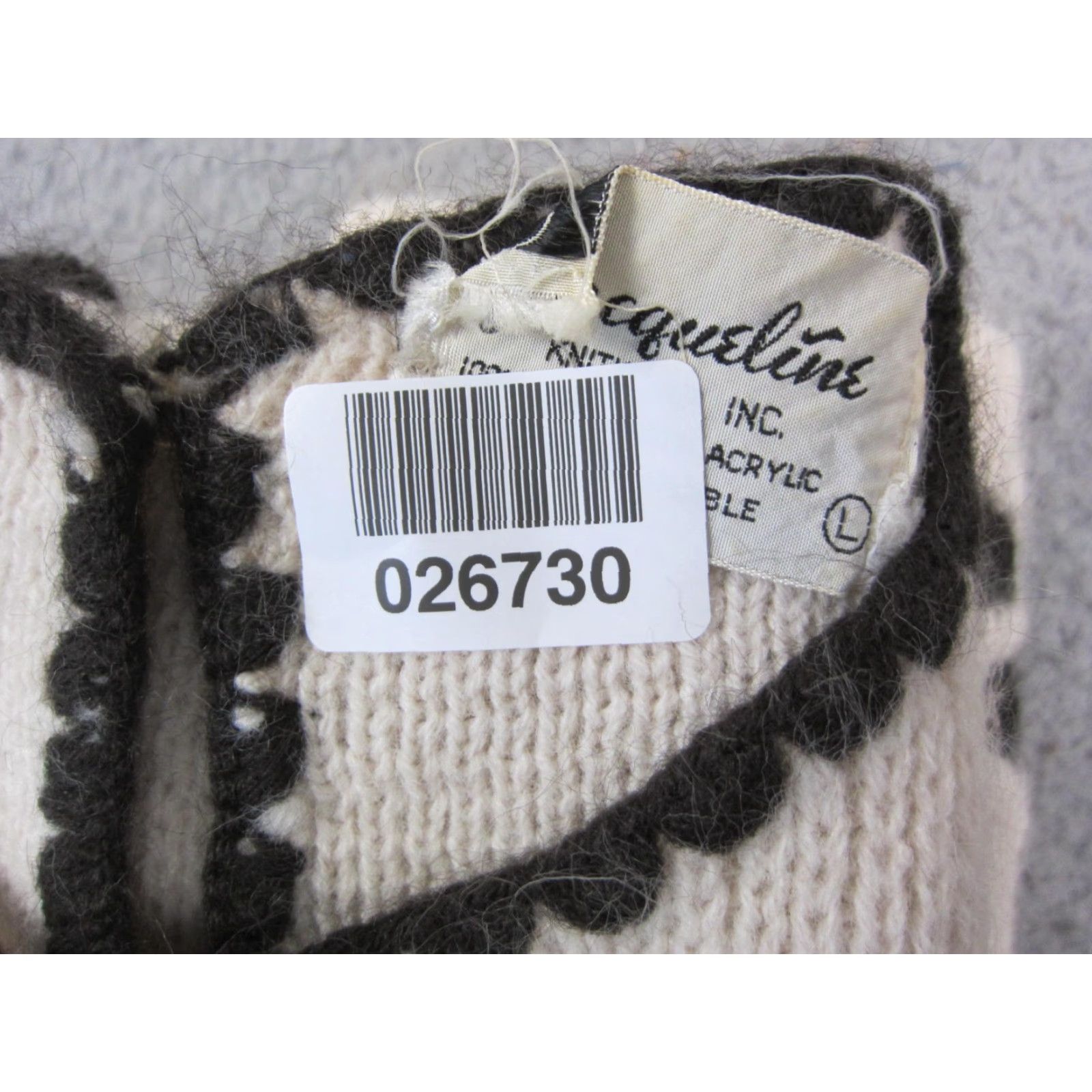 Vintage VINTAGE Jacqueline Vest Womens Large Creme Brown Knit Sweater Orlon Acrylic 90s Size L / US 10 / IT 46 - 8 Thumbnail