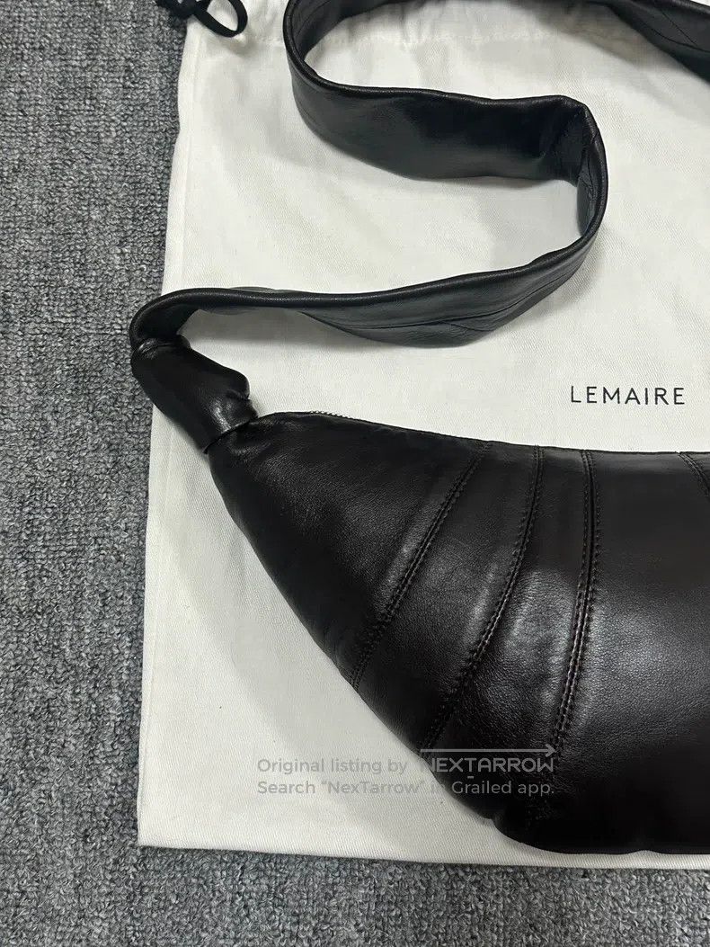 Lemaire LEMAIRE Black Horn Bag Small Size ONE SIZE - 2 Thumbnail