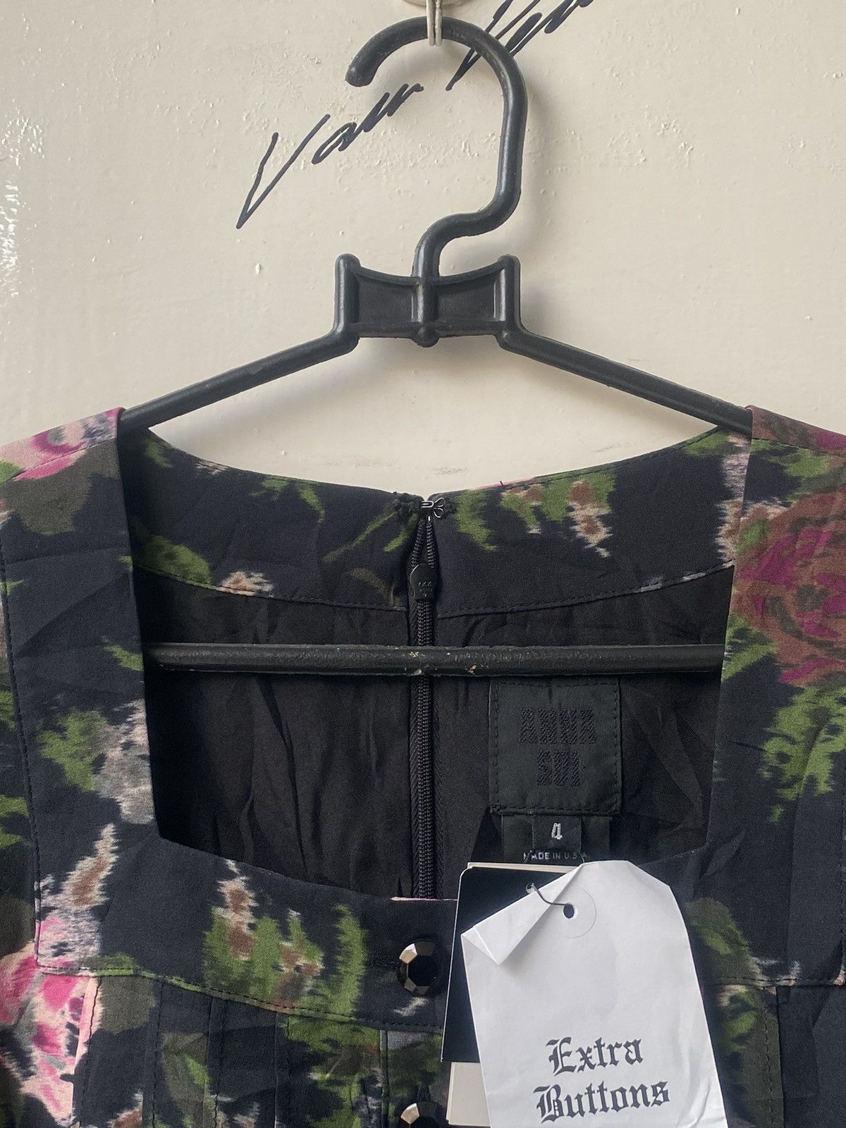Anna Sui ANNA SUI Flower Motive Dress Size S / US 4 / IT 40 - 9 Thumbnail
