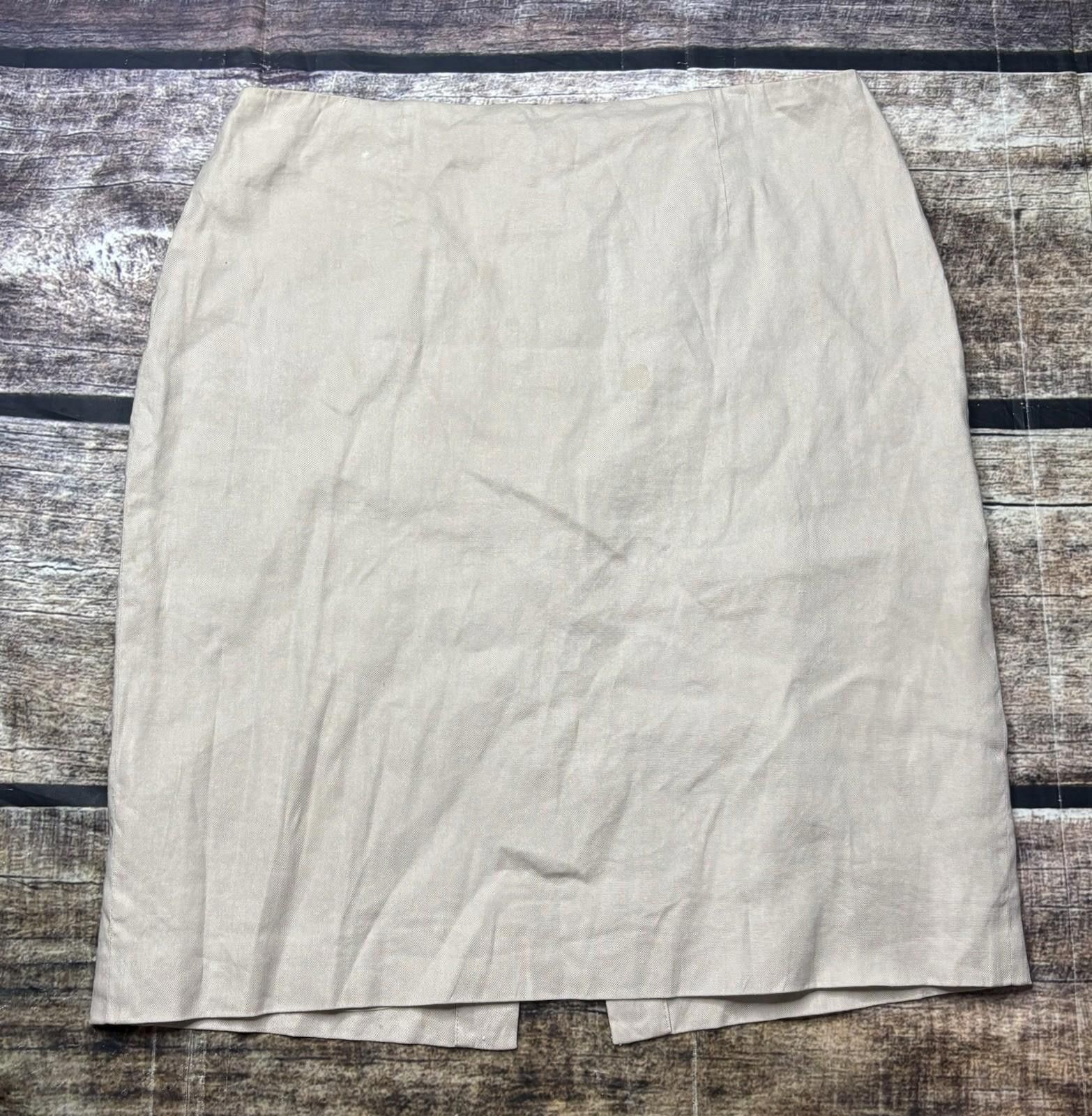 Brooks Brothers Brooks Brothers Skirt Womens Size 8 Linen Stretch Size 30" / US 8 / IT 44 - 1 Thumbnail