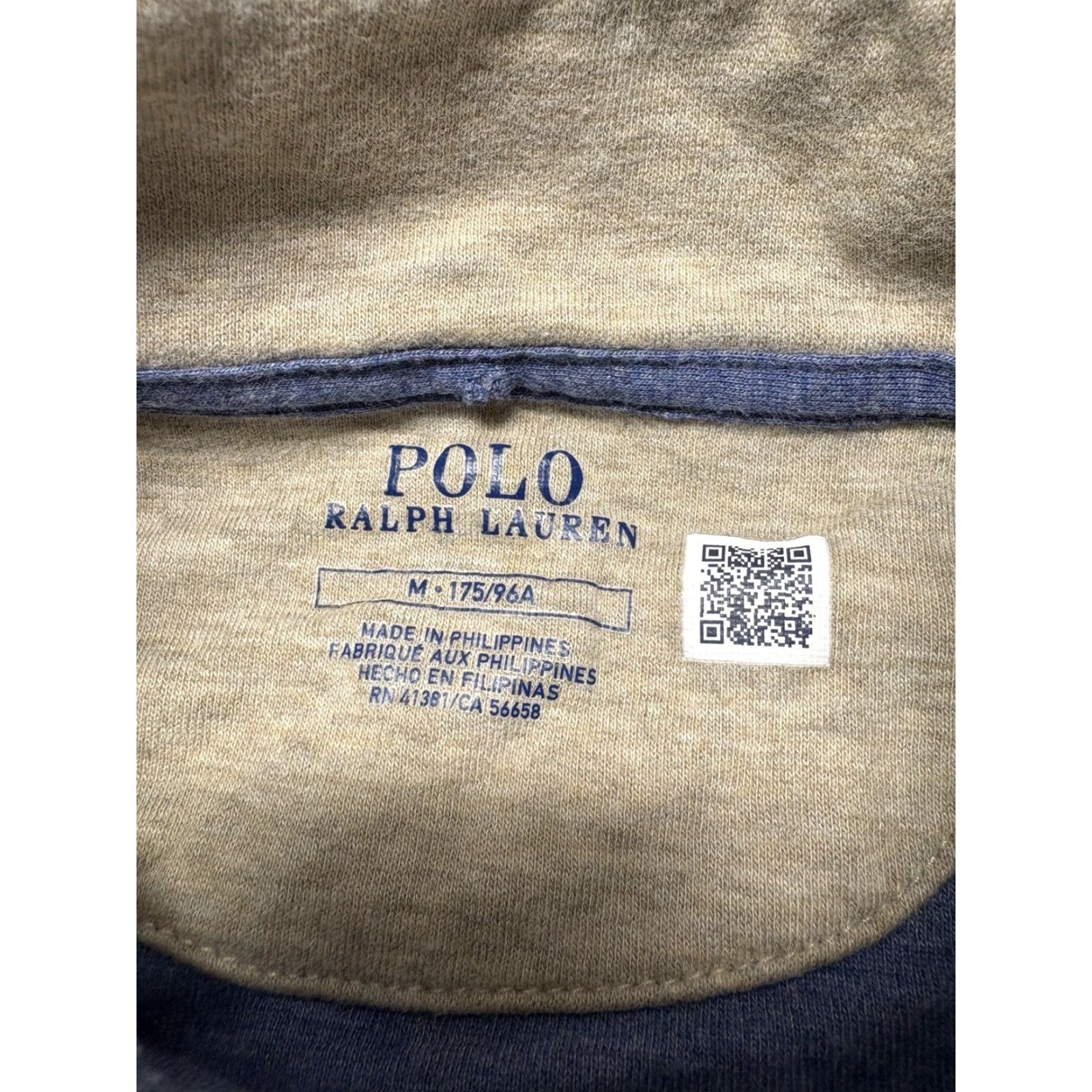 Polo Ralph Lauren Polo Ralph Lauren Sweater Quarter Zip Pullover Mens M Blue Cotton 1/4 Zip Pullover Mock Neck Knit Buttonless Logo Zipper Size US M / EU 48-50 / 2 - 4 Thumbnail