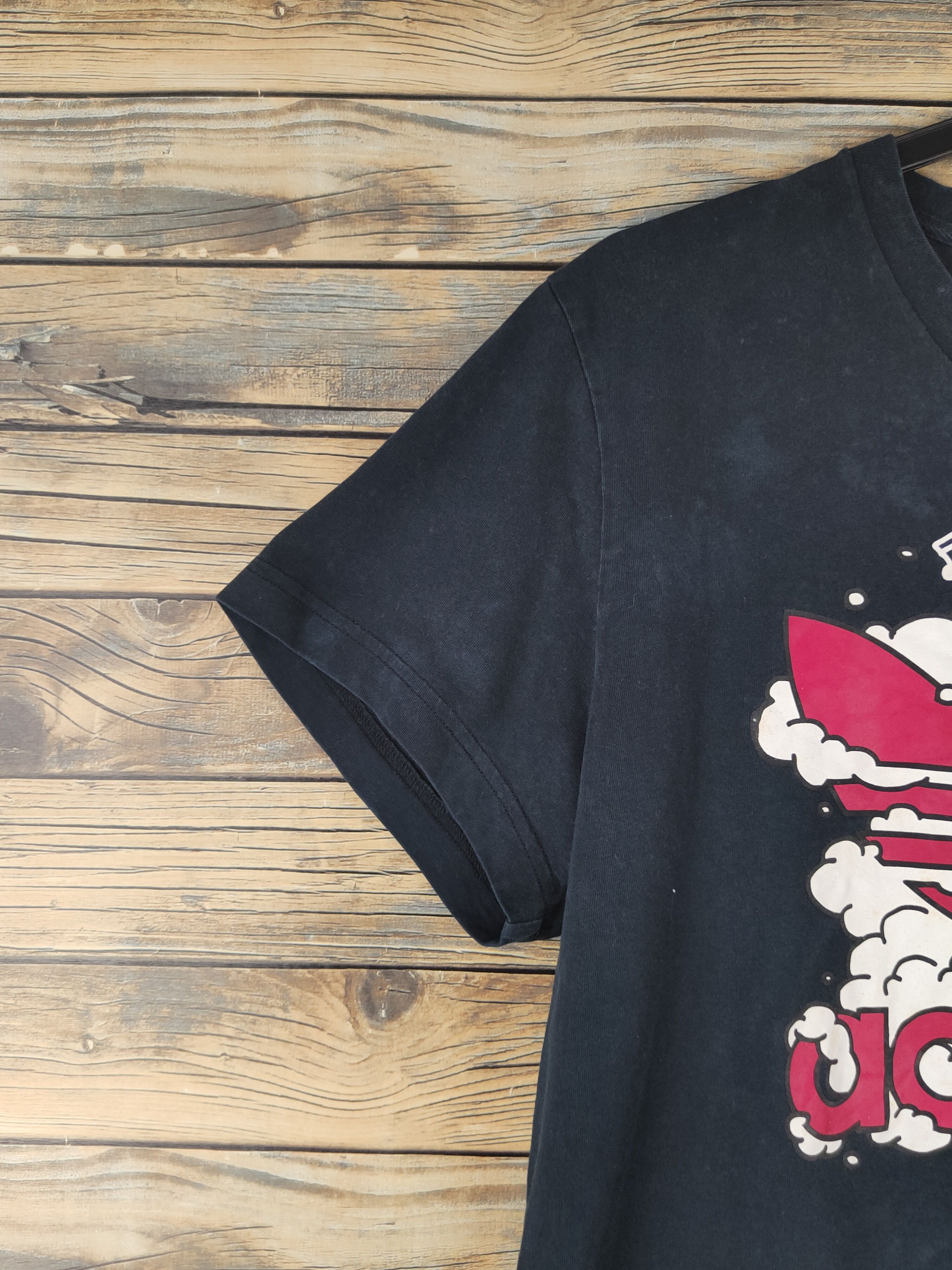 DL Adidas Black Short Sleeve T-shirt #1608