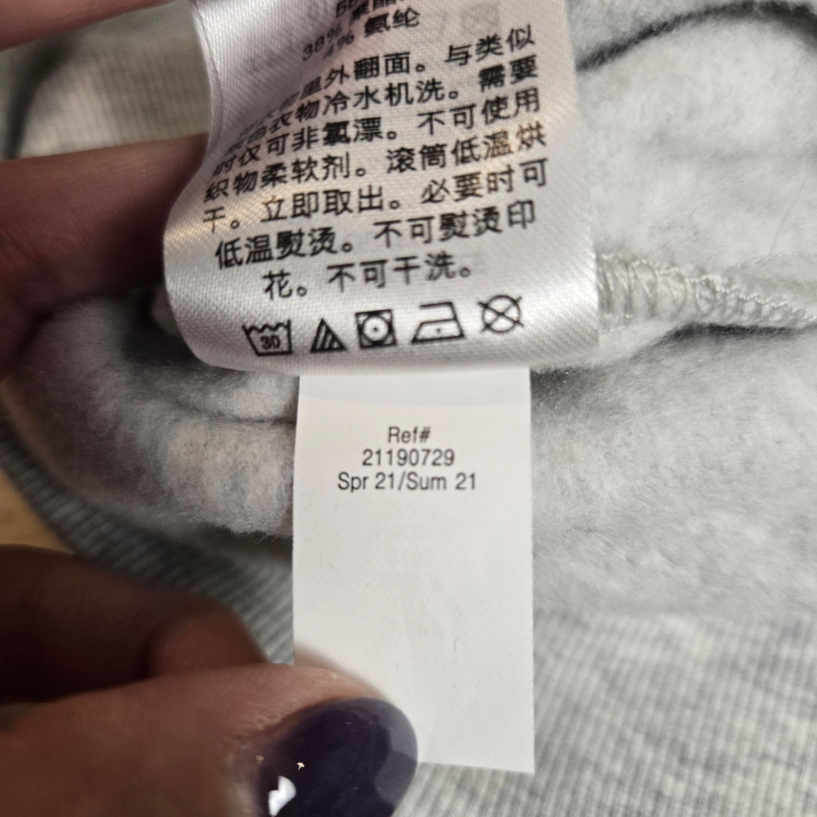 Eddie Bauer Eddie Bauer Camp Sweatshirt dress gray sz M fleece lined Size M / US 6-8 / IT 42-44 - 7 Thumbnail