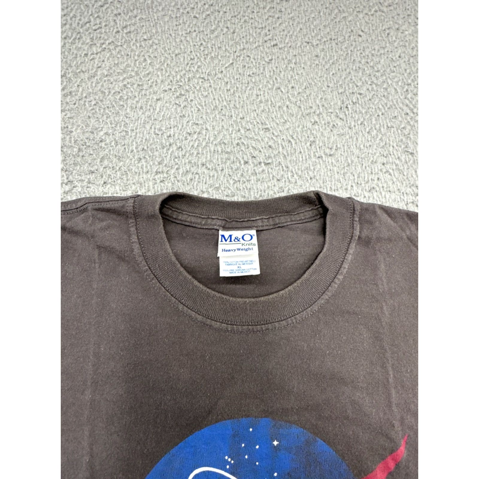 NASA VINTAGE M&O KNITS NASA T-Shirt Men’s XL Gray Space Graphic T-Shirt Size US XL / EU 56 / 4 - 3 Thumbnail