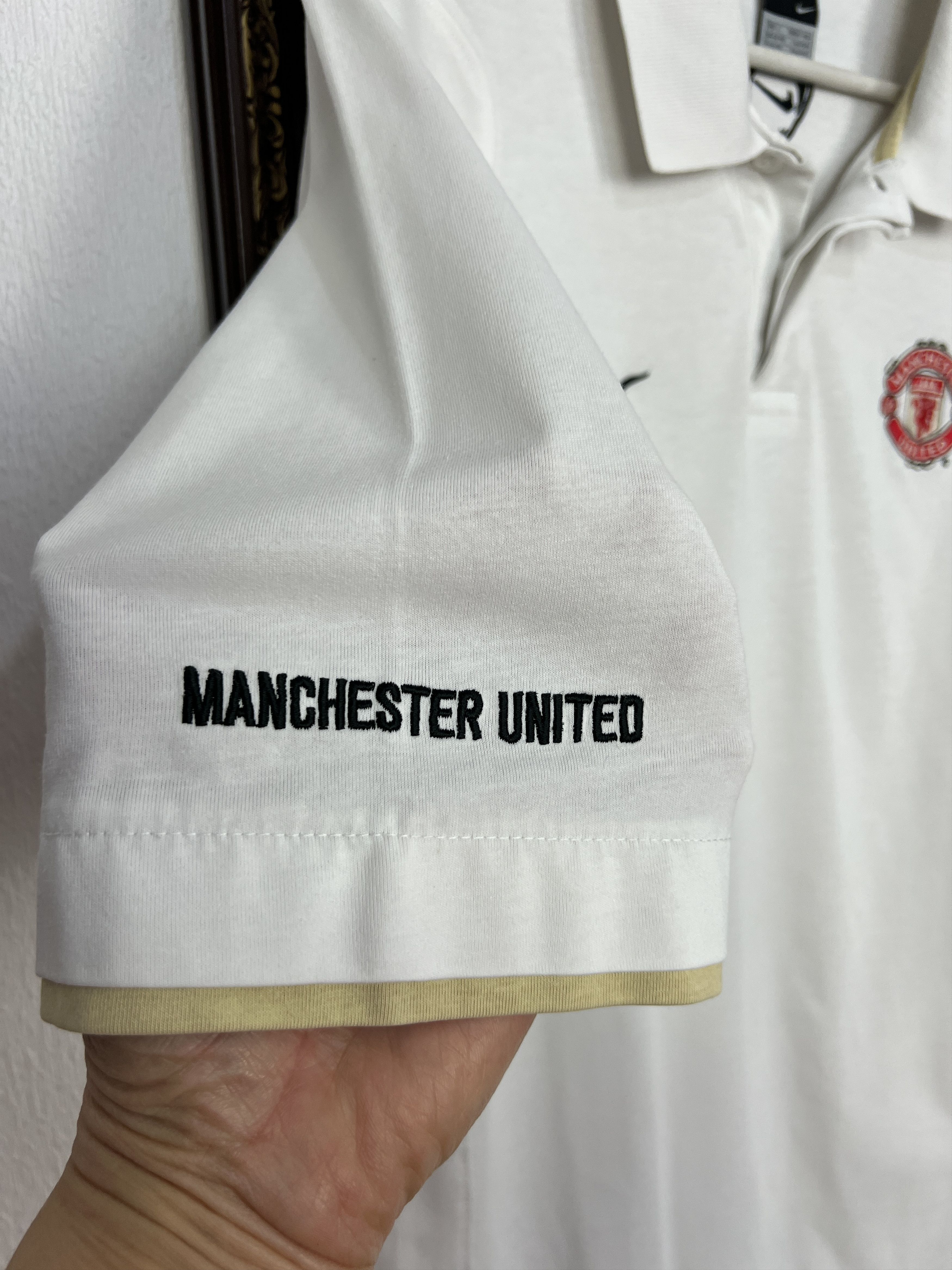 Nike Manchester United Football Train Polo Shirt Jersey Trikot Size US L / EU 52-54 / 3 - 4 Thumbnail