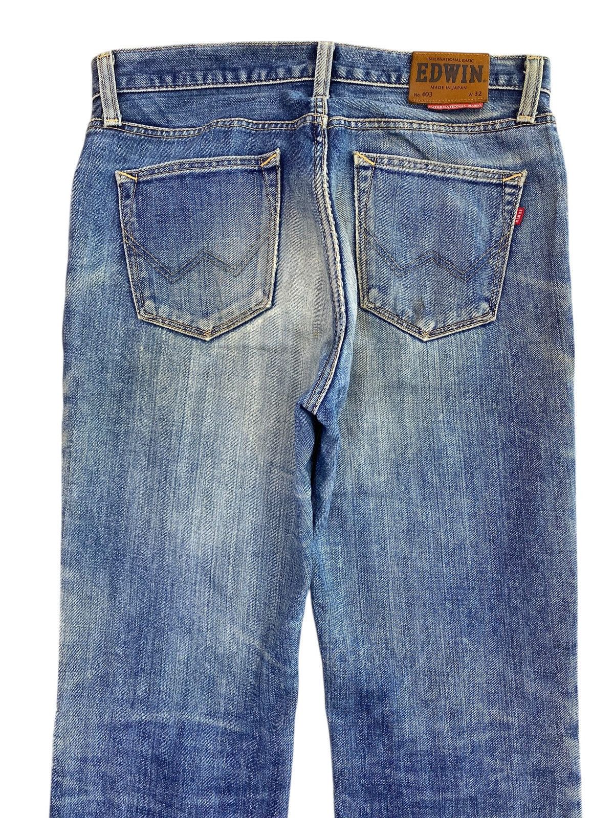 Edwin Edwin Whiskers Mud Wash Style Ripped Jeans Size US 34 / EU 50 - 4 Thumbnail