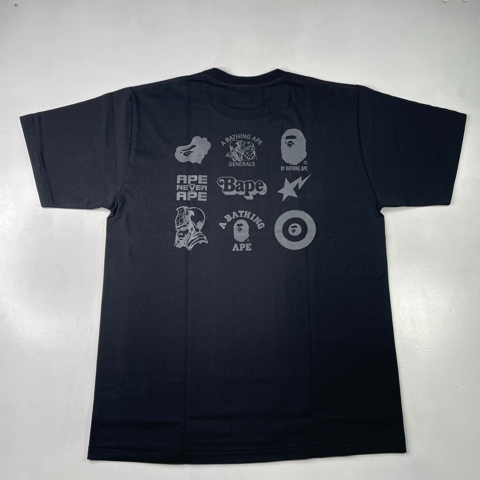 Bape × Stussy Bape x Stussy Multi Logo Tee | Grailed