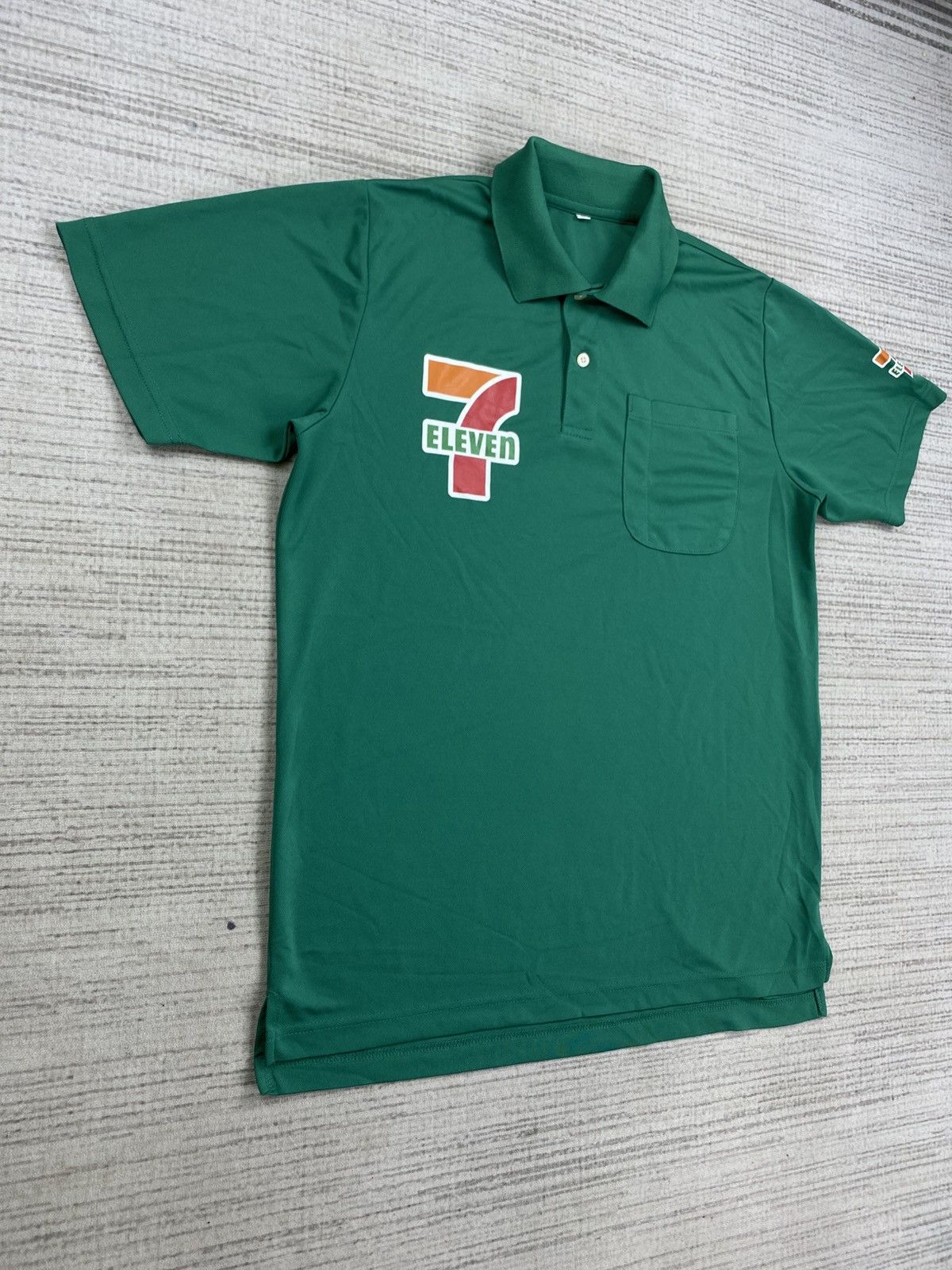 Japanese Brand × Vintage Vintage 7 Eleven Shortsleeve Polos Shirt Size US M / EU 48-50 / 2 - 3 Thumbnail
