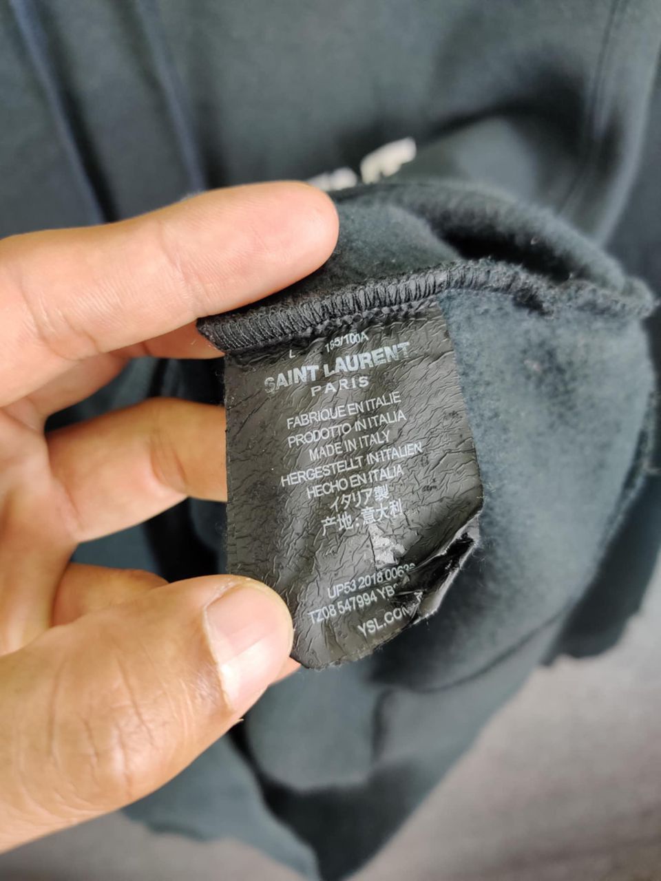 Saint Laurent Paris Saint Laurent Pullover Hoodie Size US L / EU 52-54 / 3 - 8 Thumbnail