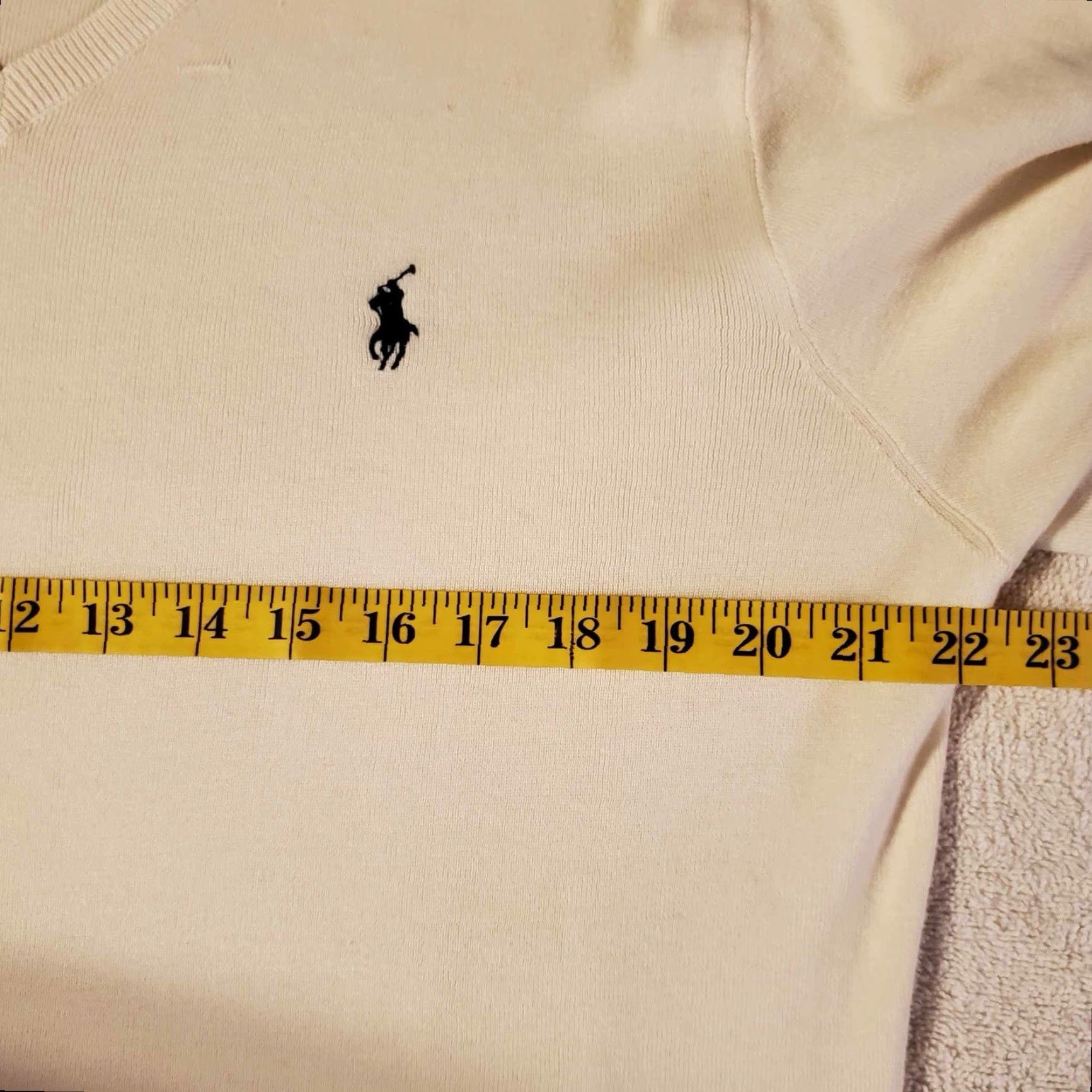 Ralph Lauren Polo Ralph Lauren Sweater Adult Medium Black Pony V Neck Pima Sweatshirt Men Size US M / EU 48-50 / 2 - 4 Thumbnail