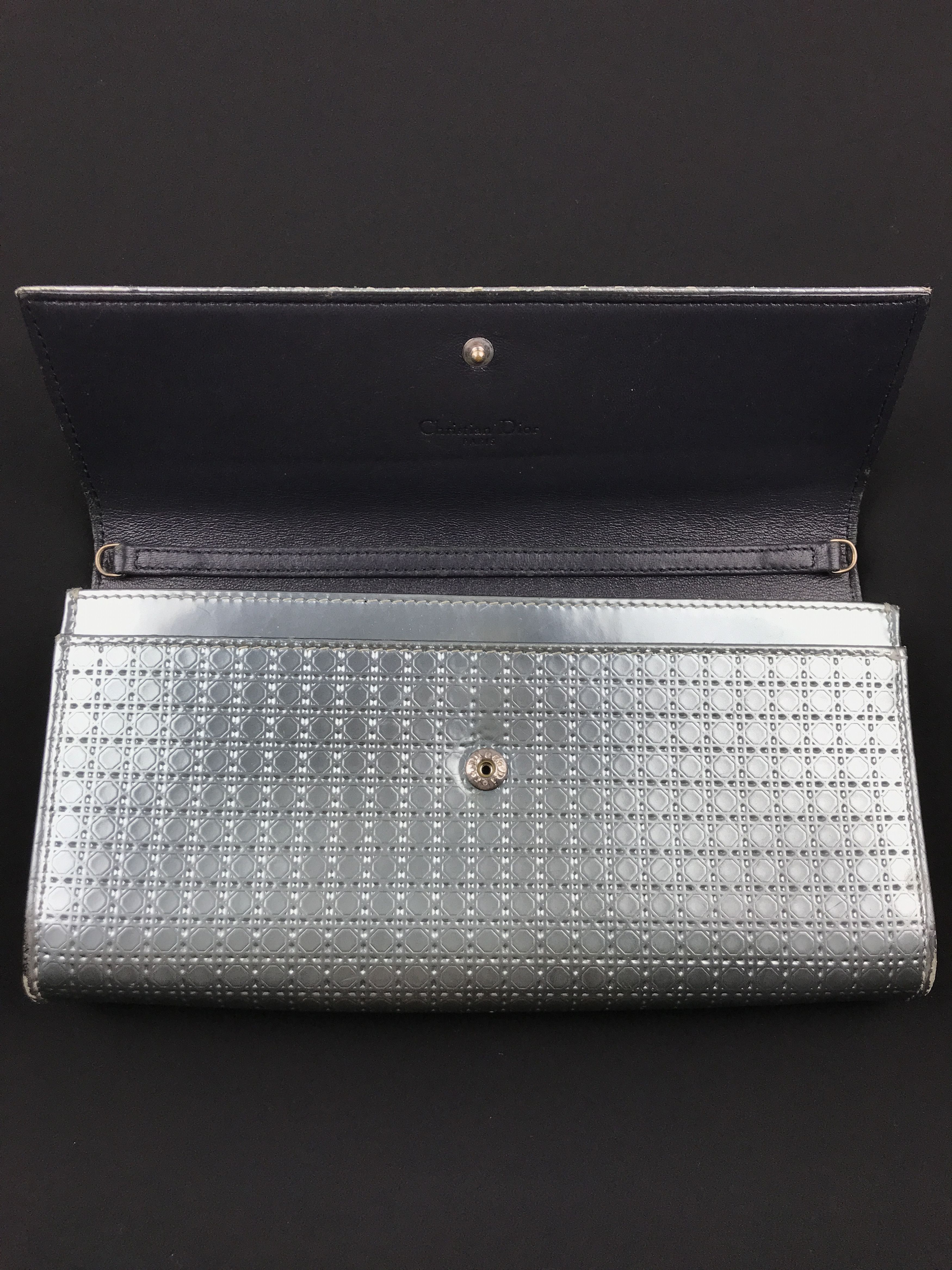 Christian Dior Monsieur Christian Dior Micro-Cannage Clutch Bag Without Chain Size ONE SIZE - 8 Thumbnail