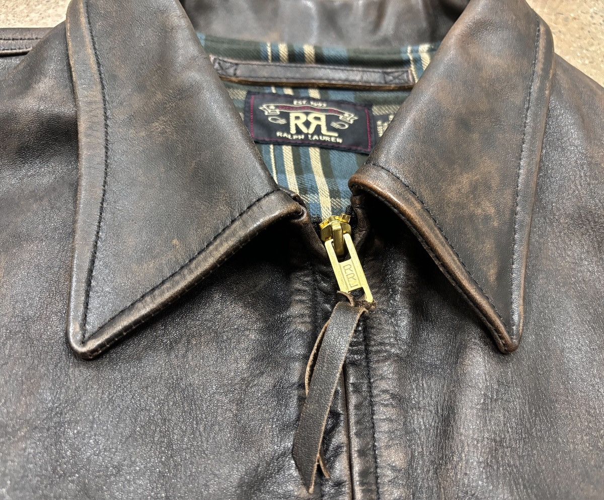 RRL Ralph Lauren RRL Double RL 1930s Leather Jacket ，size M Size US M / EU 48-50 / 2 - 4 Thumbnail