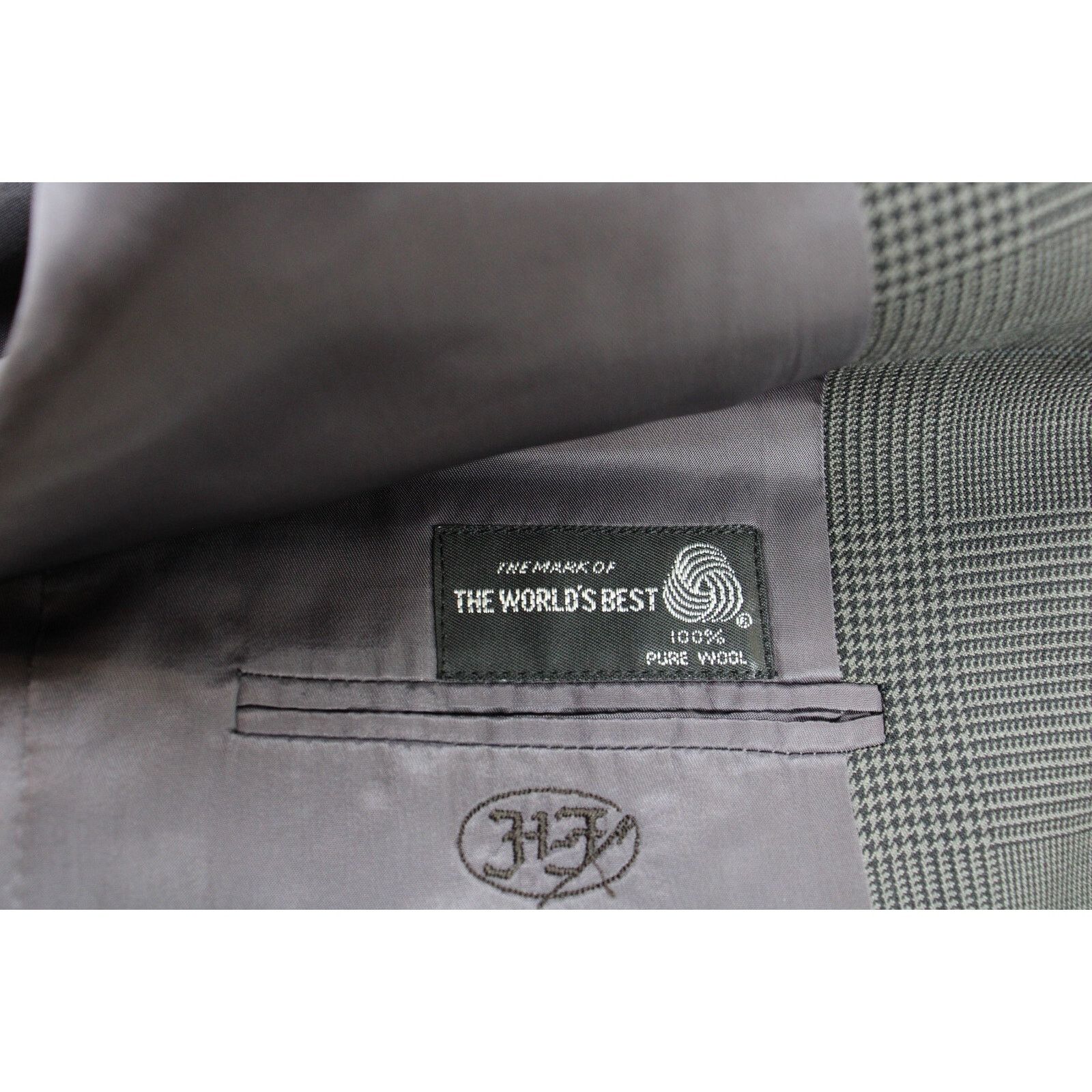 Hickey Freeman Hickey Freeman Blazer Men 40S Gray 100% Wool Size 40S - 5 Thumbnail